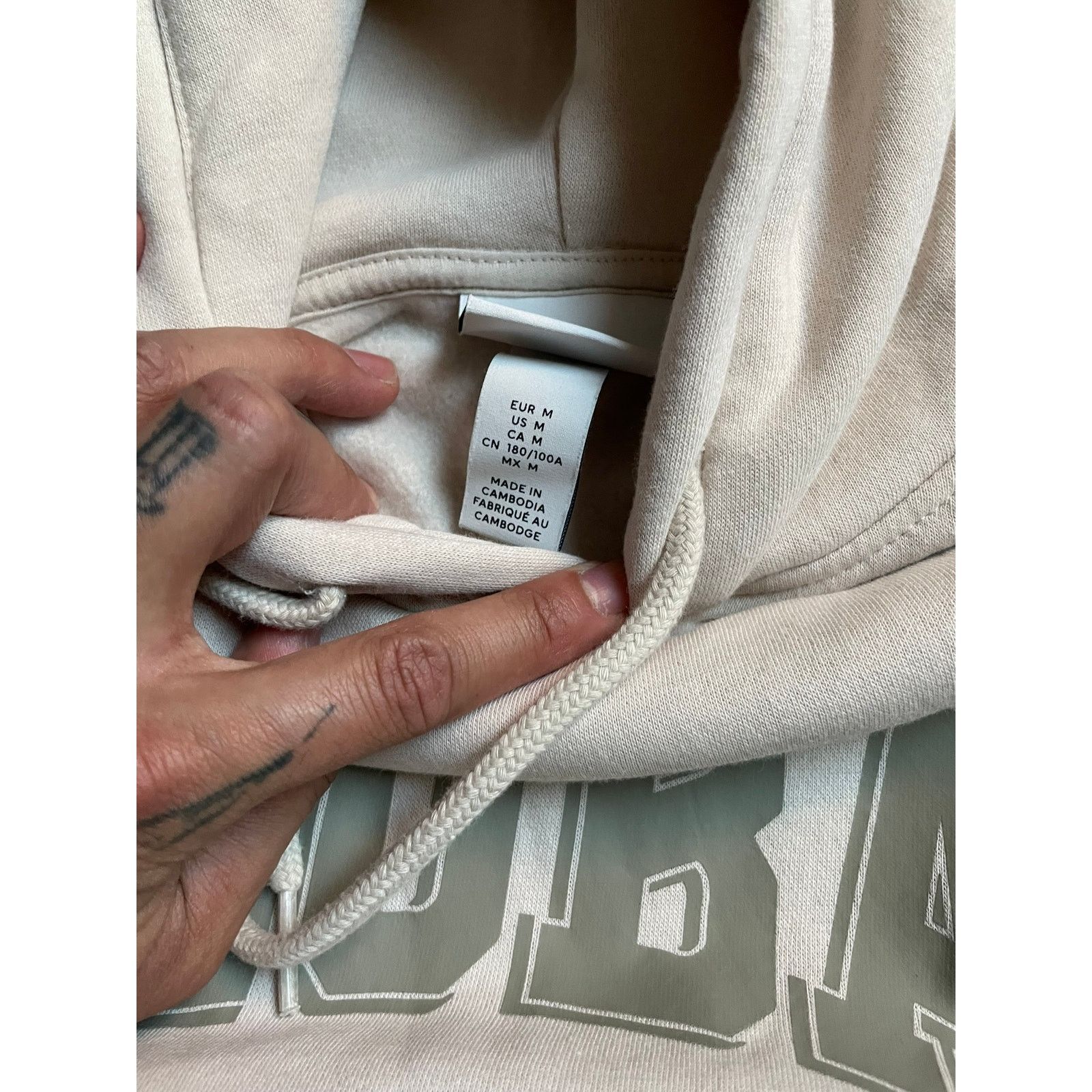 Other GLOBAL Tan Oversized Hoodie Medium Size US M / EU 48-50 / 2 - 3 Thumbnail