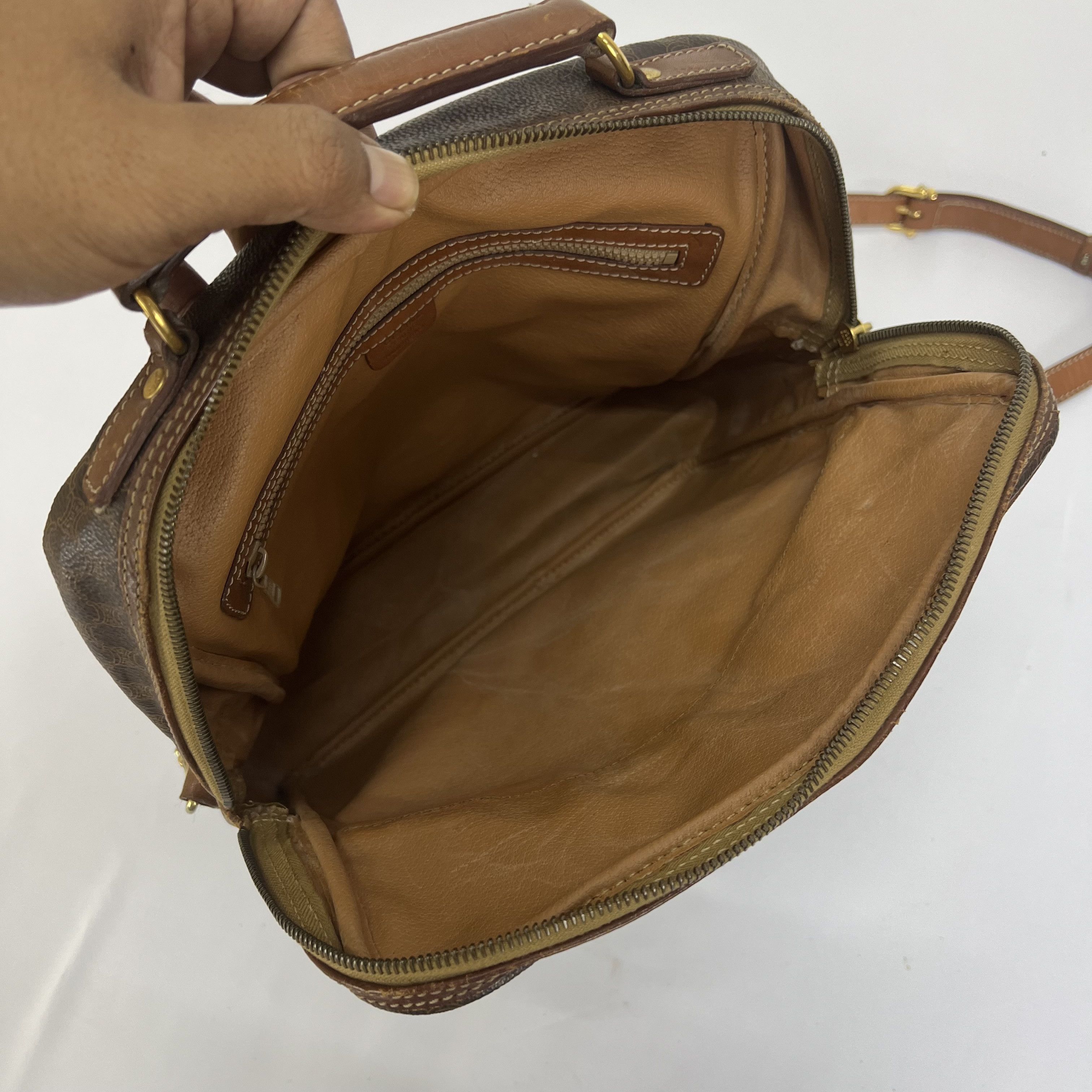 Celine Vintage Celine Macadam Messenger Bag Size ONE SIZE - 14 Thumbnail