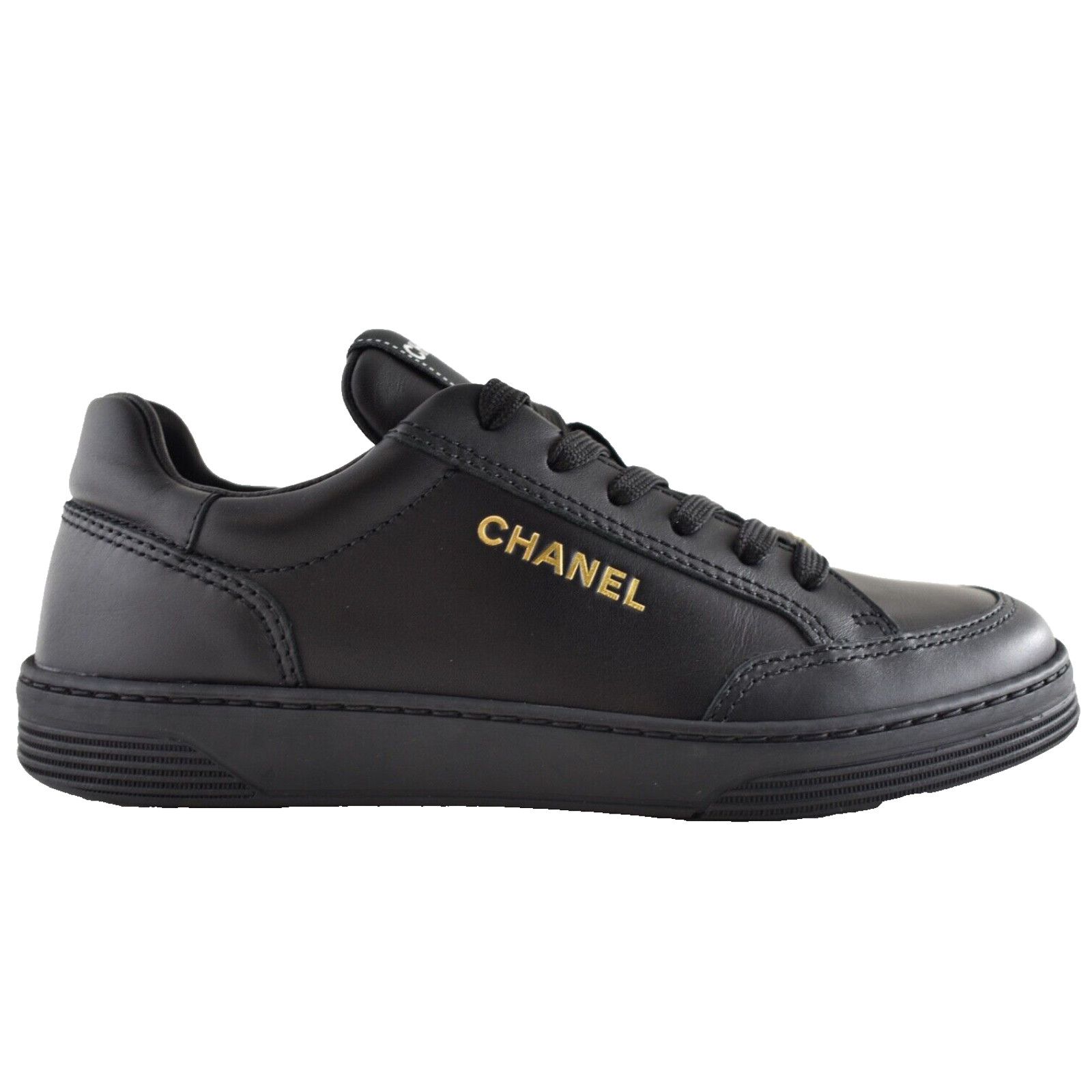 Chanel Chanel 23A Calfskin Leather CC Logo Flat Runner Sneaker 38 Size US 8 / IT 38 - 1 Thumbnail