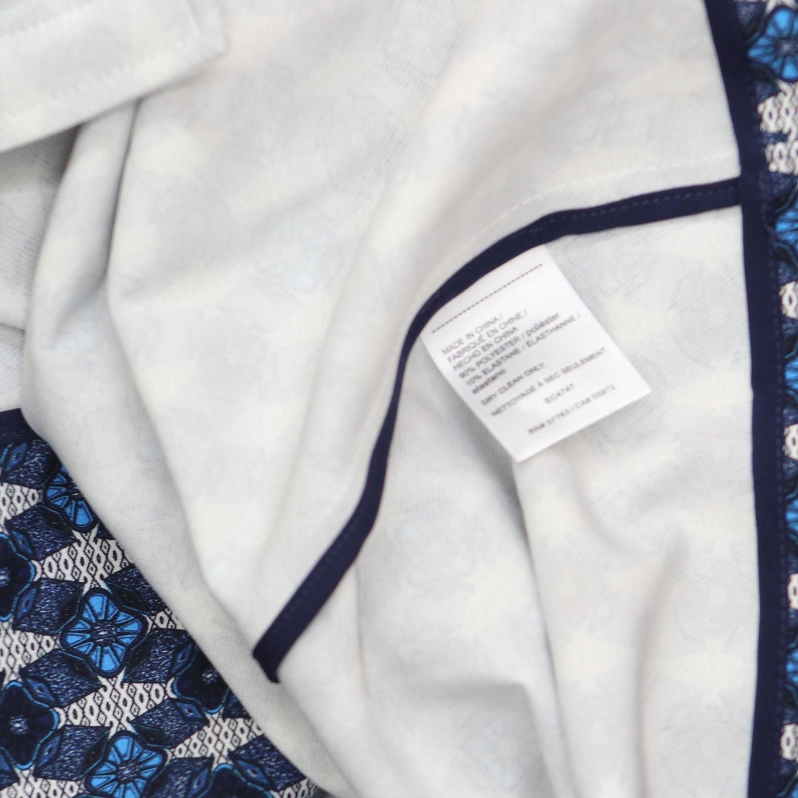 Other Nwt Ella Rafaella Print Button Blazer Jacket Malibu Blue 3x Size 3XL / US 20-22 - 4 Thumbnail