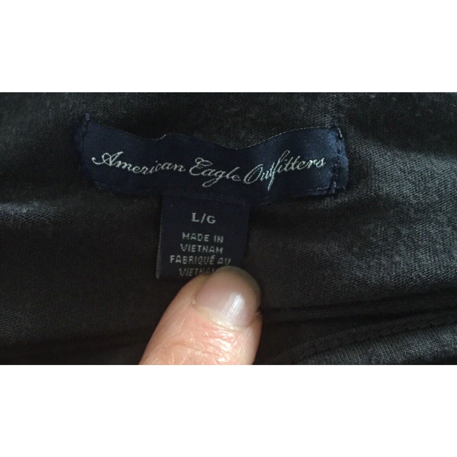 American Eagle Outfitters American Eagle Outfitters Blouse Short Sleeve Black Cold Shoulder Elastic Waist Juniors L Womens Size L / US 10 / IT 46 - 3 Thumbnail