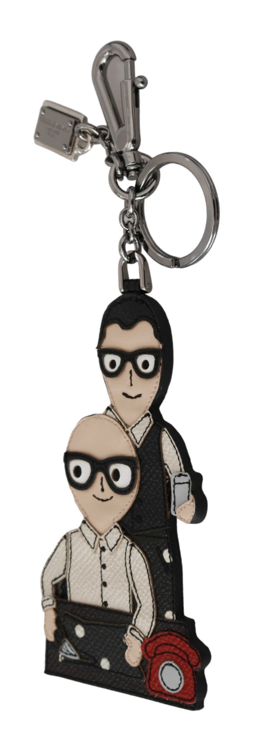 Dolce & Gabbana Elegant Tricolor Leather Women's Keychain Size ONE SIZE - 1 Thumbnail