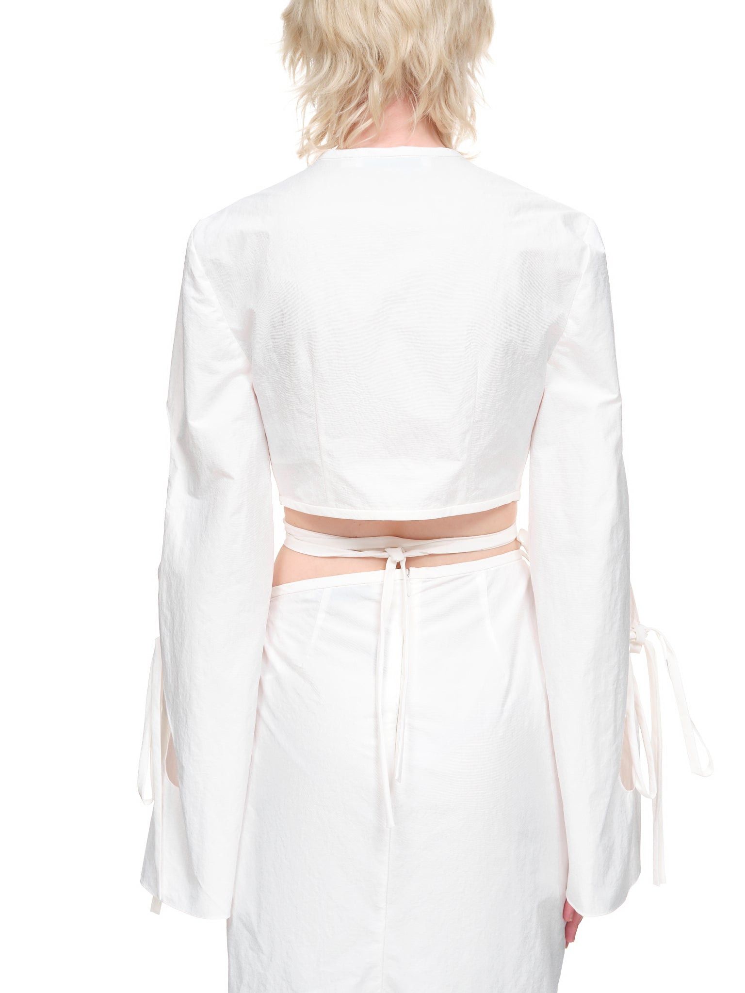 Christopher Esber Anglaise Sleeve Wrap Top Size S / US 4 / IT 40 - 4 Thumbnail
