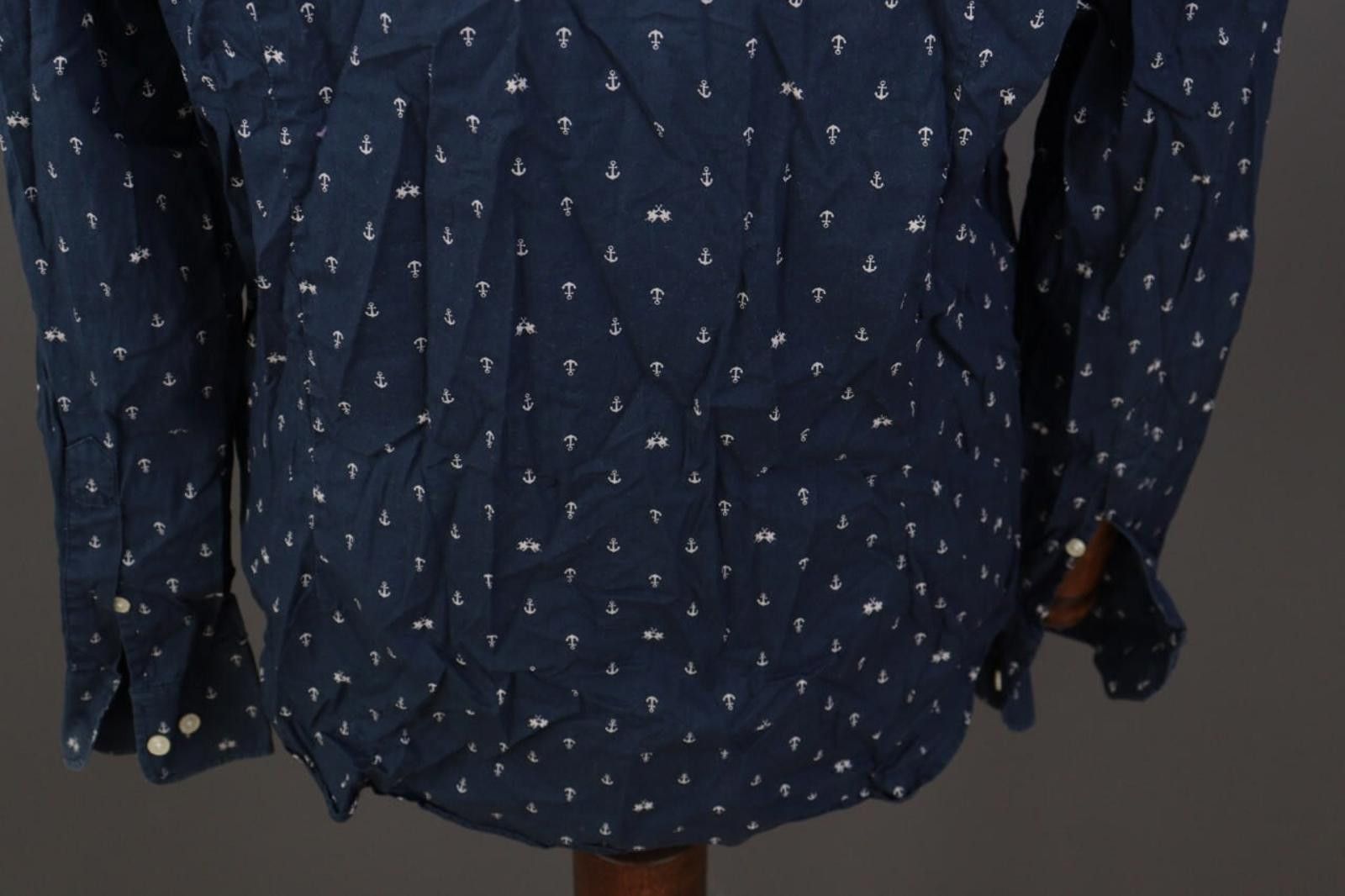 La Martina La Martina Buenos Aires Blue Printed Dress Shirt Size XL Size US XL / EU 56 / 4 - 11 Thumbnail