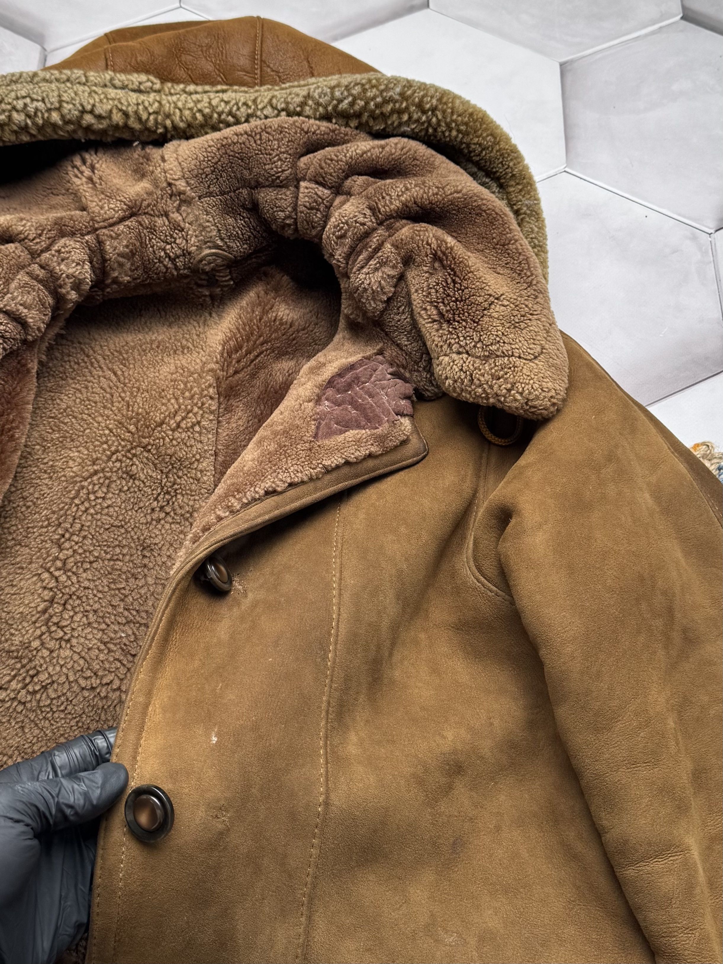 Vintage Vintage Real Sheepskin Heavy Coat (E4) Size XL / US 12-14 / IT 48-50 - 11 Thumbnail