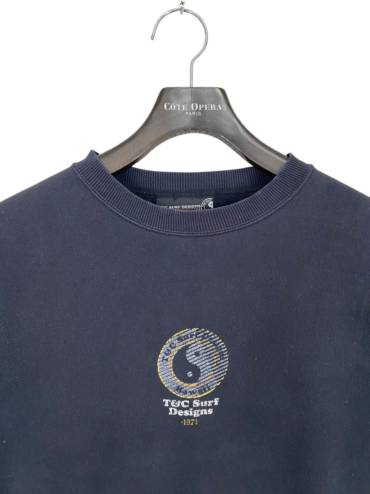 Ron Jon Surf Shop × Vintage Vintage surfing t&c design center logo back hit sweatshirt Size US M / EU 48-50 / 2 - 6 Thumbnail