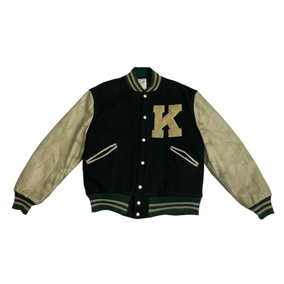 Vintage RARE 60s BUTWIN THE CHAMPION VARSITY JACKET Size US L / EU 52-54 / 3 - 5 Thumbnail