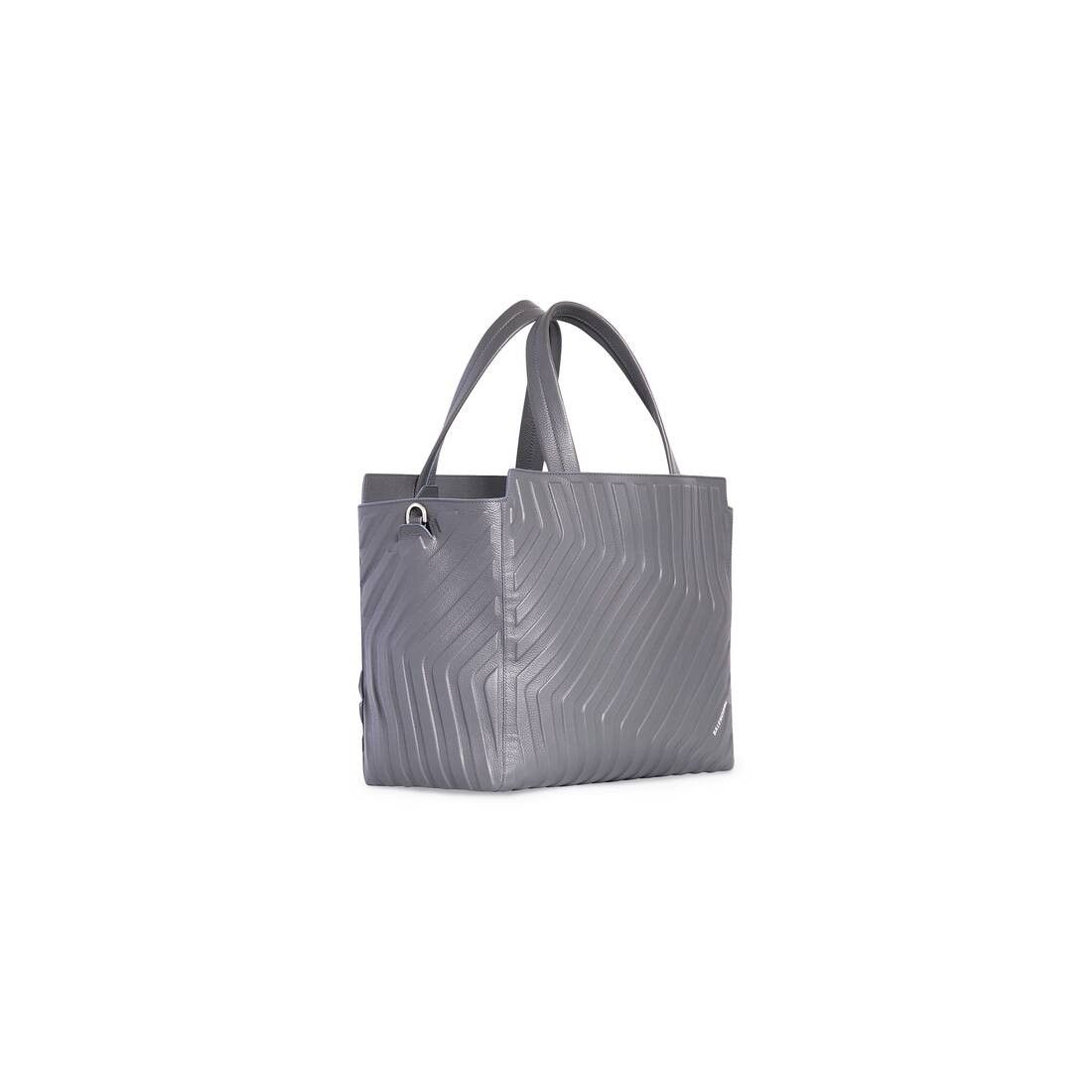 Balenciaga o1w1db10525 Size: OS / Car Medium East-West Tote Bag Grey Size ONE SIZE - 3 Thumbnail