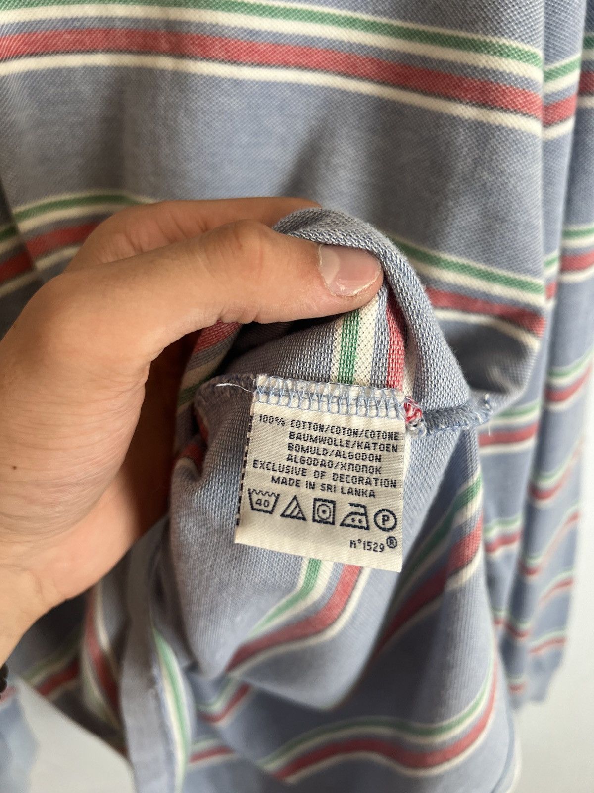 Polo Ralph Lauren Vintage Polo Ralph Lauren Rugby Shirt Red & Blue Striped Size US L / EU 52-54 / 3 - 6 Thumbnail