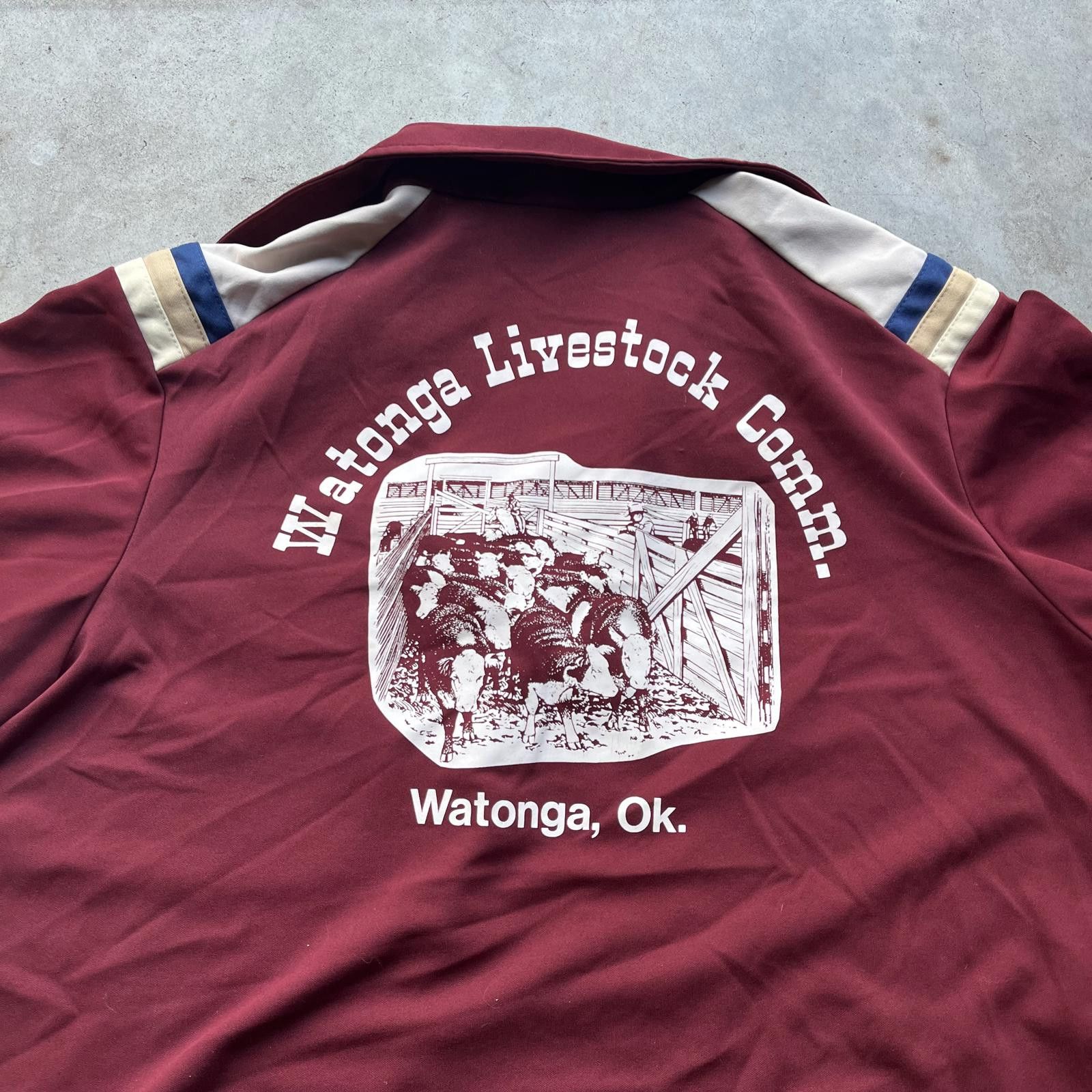 Vintage Vintage King Louie Watonga Oklahoma Livestock Bowling Shirt Size US L / EU 52-54 / 3 - 5 Thumbnail