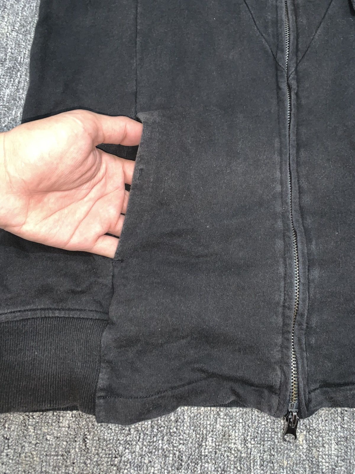 Japanese Brand Dayson Vest Zip Up Hoodie Black Punk Rock n Roll Style Size US M / EU 48-50 / 2 - 9 Thumbnail