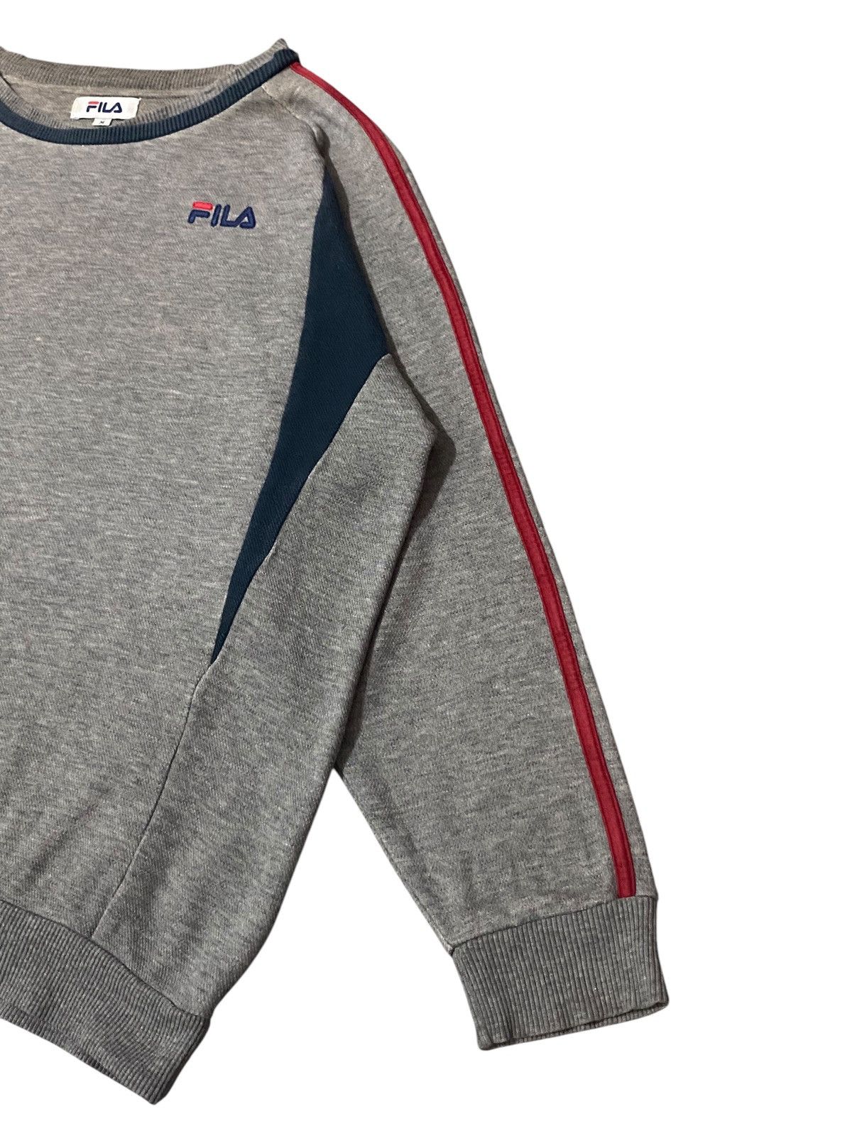 Fila Vintage FILA Embroidery Spellout Logo Sweatshirt Size US M / EU 48-50 / 2 - 3 Thumbnail