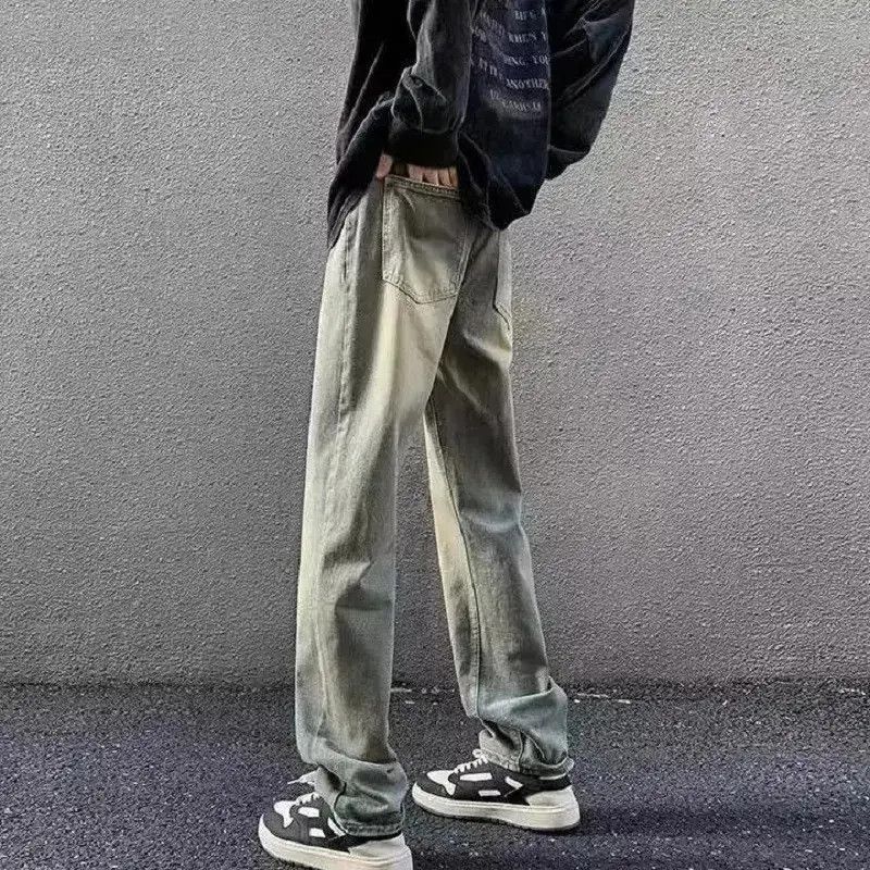 Japanese Brand Retro straight leg loose fitting jeans Size US 32 / EU 48 - 3 Thumbnail