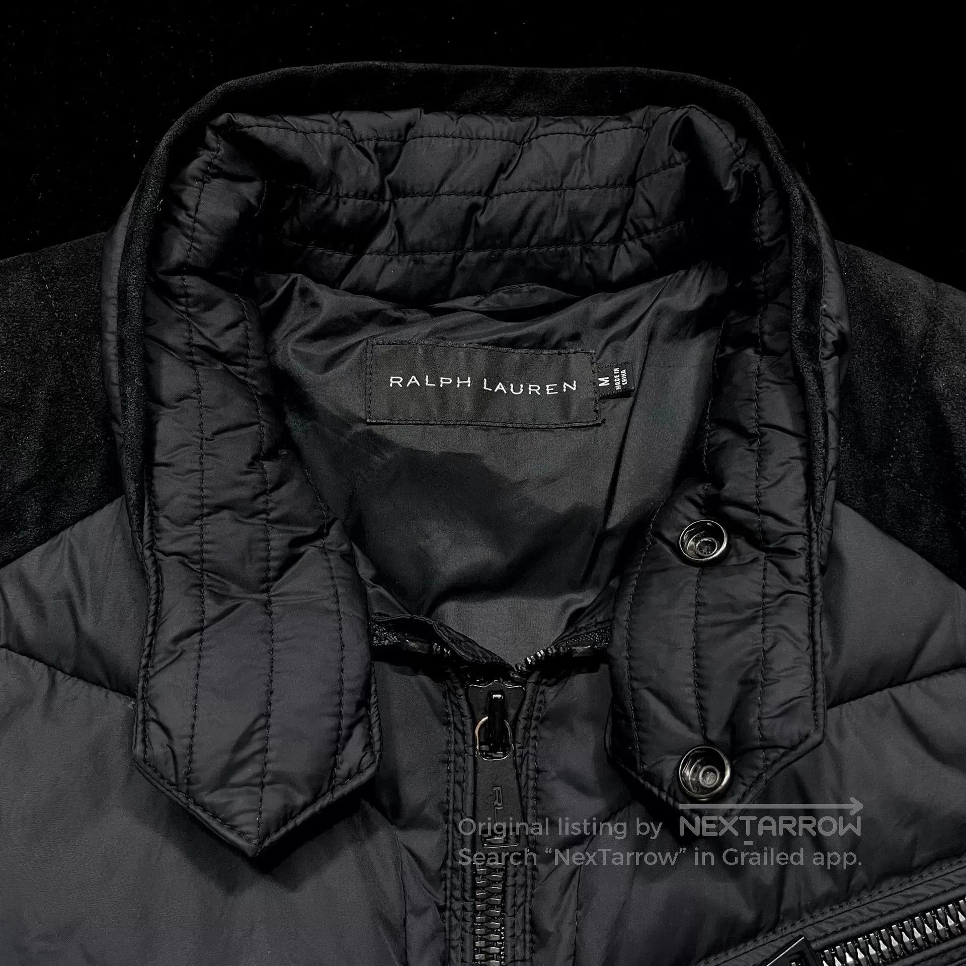 Ralph Lauren Black Label Ralph Lauren Polo Biker Style Down Jacket. Size US M / EU 48-50 / 2 - 4 Thumbnail