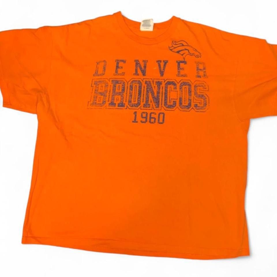 NFL Vintage NFL Denver Broncos Orange T-Shirt Size US XXL / EU 58 / 5 - 2 Thumbnail