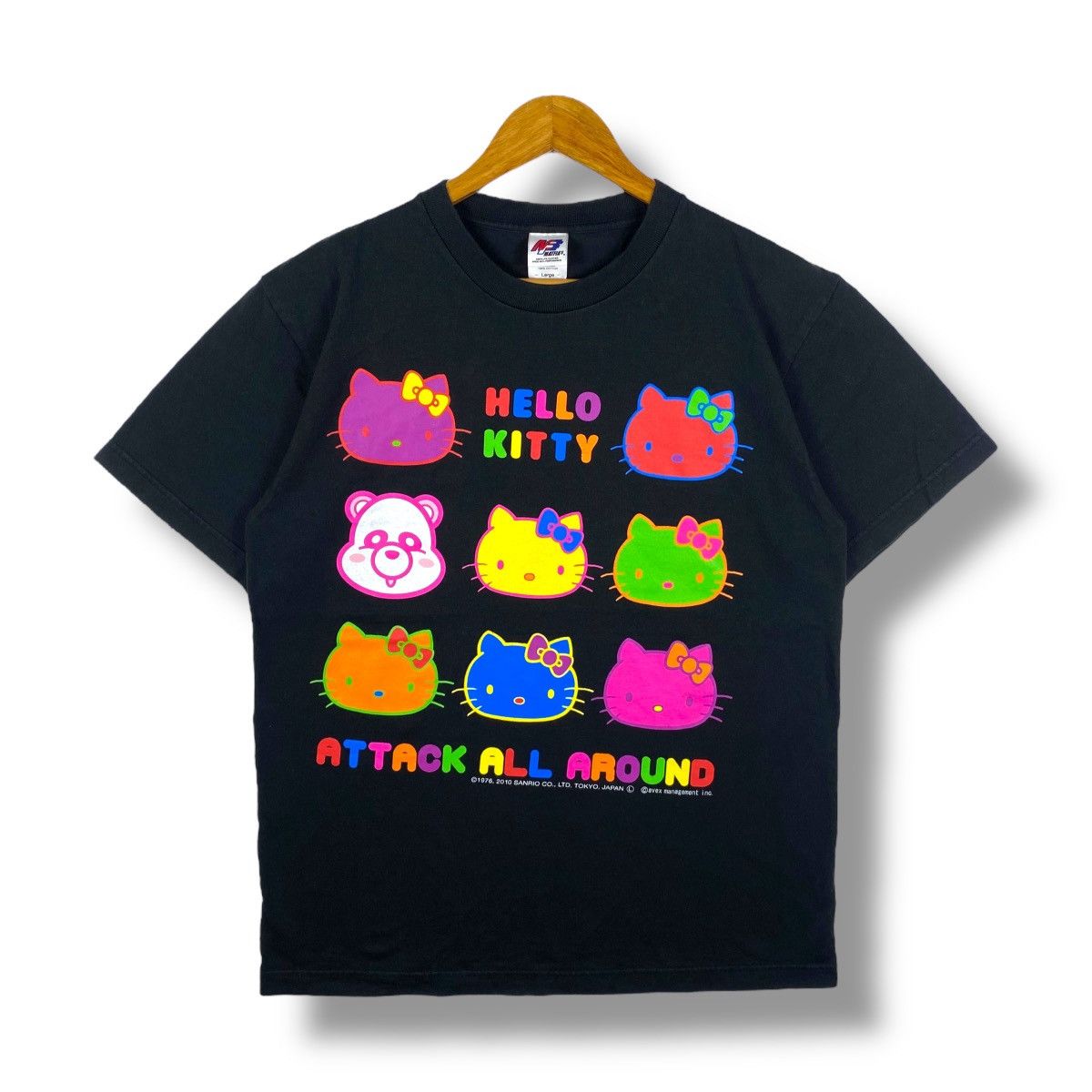 Cartoon Network × Japanese Brand HELLO KITTY x Attack All Around Pop Art Style Graphic Tee Size US L / EU 52-54 / 3 - 1 Thumbnail