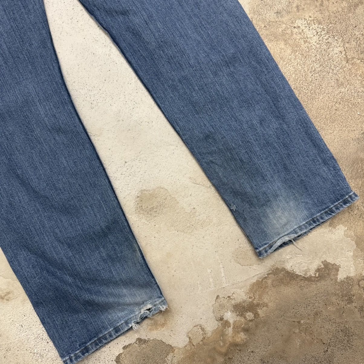 Wrangler Wrangler Authentic Distressed Repair Denim Pants Size US 38 / EU 54 - 11 Thumbnail