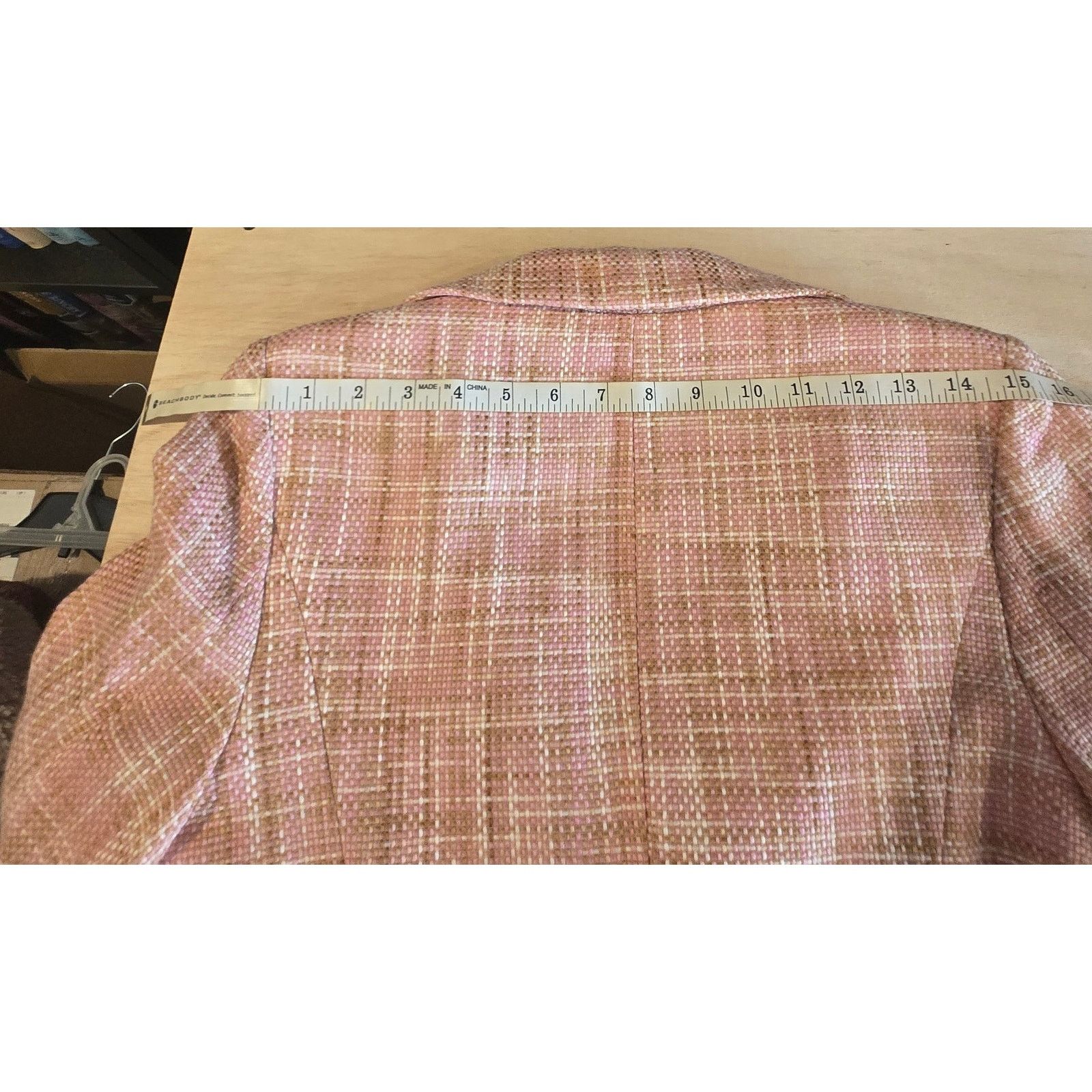 Bill Blass VTG Bill Blass Evening Separates sz 8 pink tweed silk ruffle Size M / US 6-8 / IT 42-44 - 11 Thumbnail