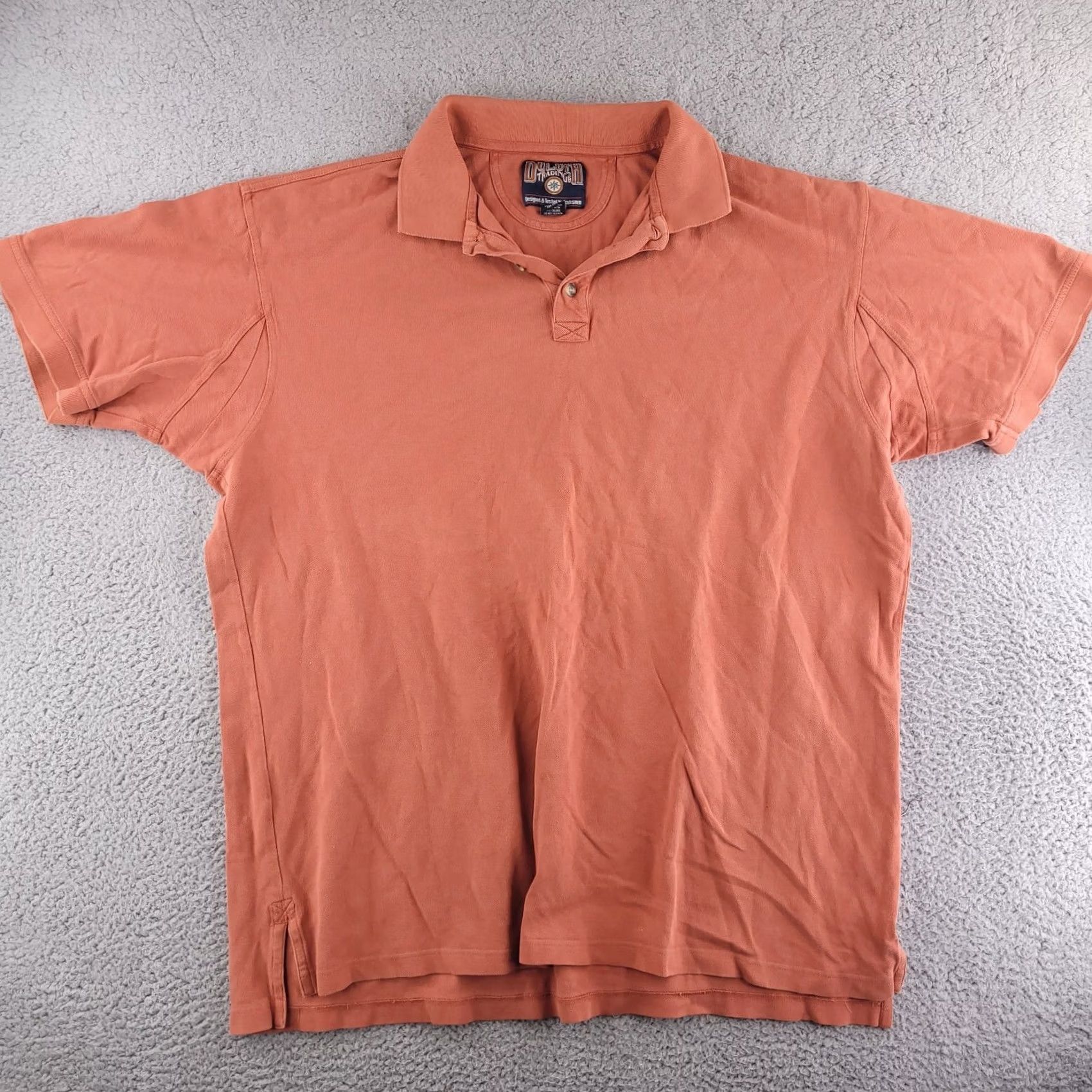 CO Duluth Shirt Mens 2XL Orange Polo Work Knit Heavyweight Vintage DockTrading Co Size US XXL / EU 58 / 5 - 2 Thumbnail