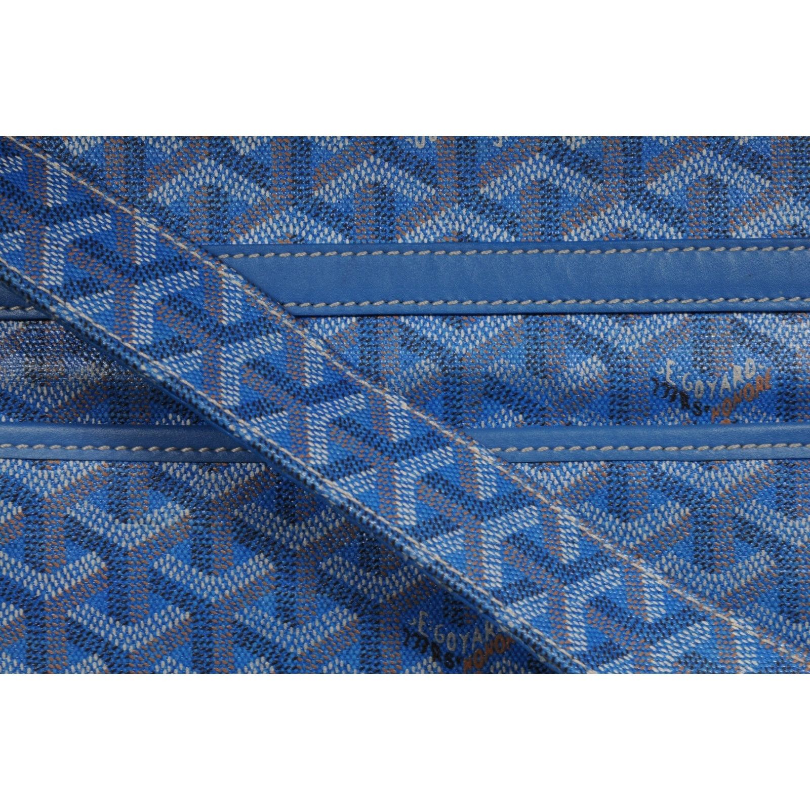 Goyard Grand Bleu MM Messenger Travel Bag Blue Laptop Size ONE SIZE - 8 Thumbnail