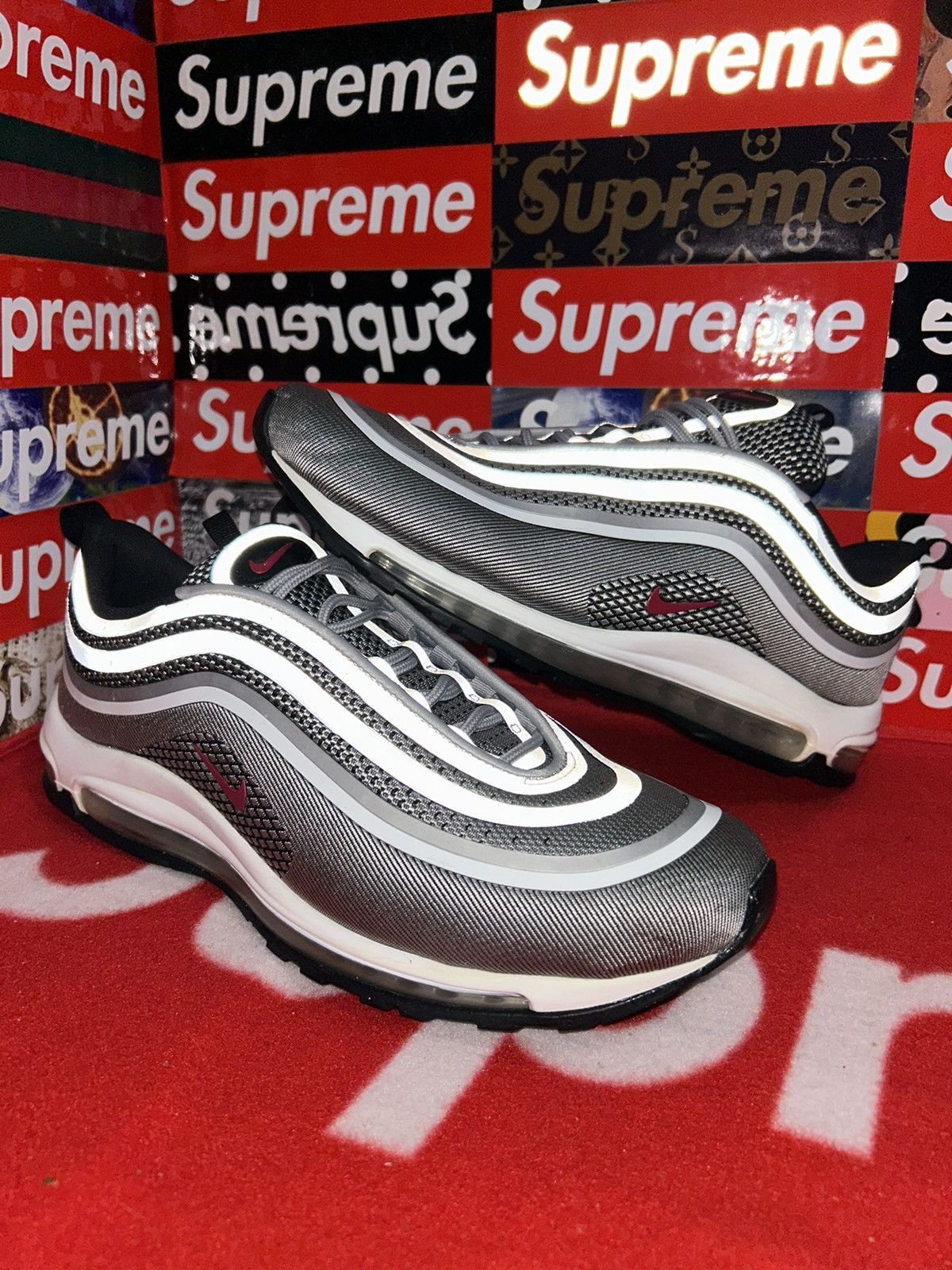 image of Nike Air Max 97 Ultra 17 Silver Bullet 918356-003 Size 12 Shoes, Men's