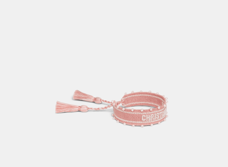 Dior o1w1db10126 B2260W Size :OS / Bracelet in Pastel Pink/White Size ONE SIZE - 2 Thumbnail