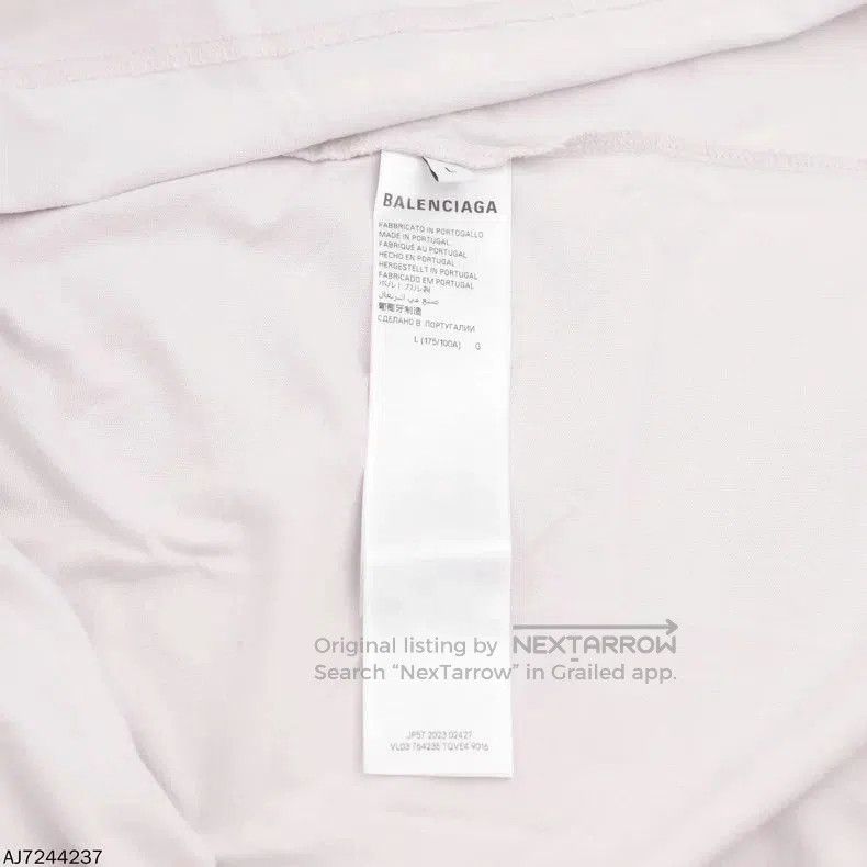 Balenciaga Balenciaga CD Print Short Sleeve Tee. Size US L / EU 52-54 / 3 - 4 Thumbnail