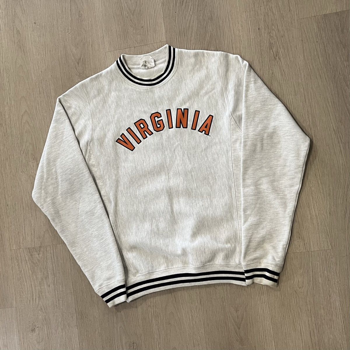 Champion WORN Champion Reverse Weave Virginia Cavaliers Crewneck Grey Size US XS / EU 42 / 0 - 1 Thumbnail
