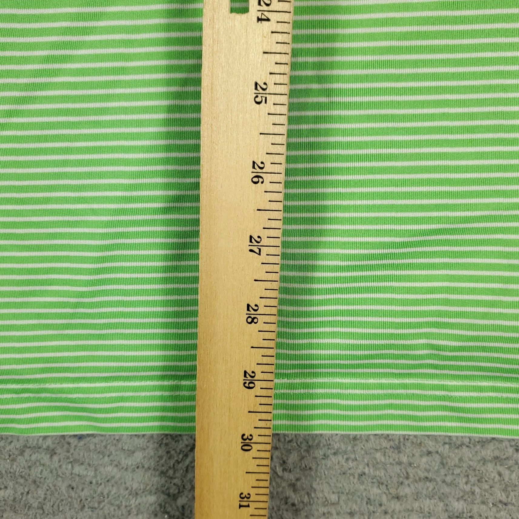 Vintage Donald Ross Polo Shirt Mens Size Medium Green Striped Casual Golf Short Sleeve * Size US M / EU 48-50 / 2 - 4 Thumbnail