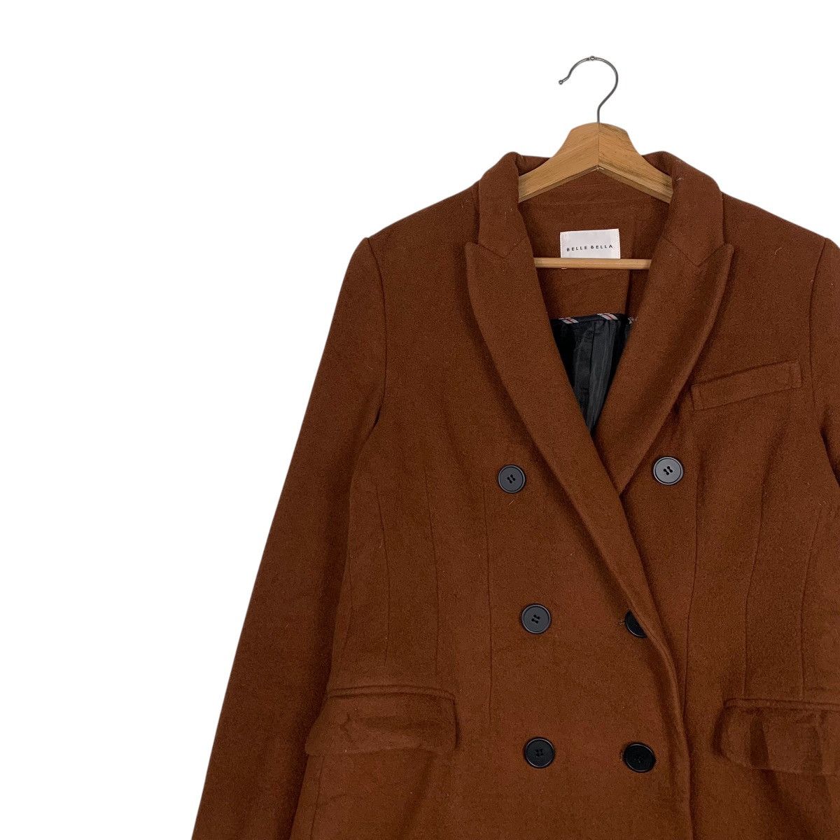 Japanese Brand Japanese Brand Belle Bella Double Breasted Overcoat Size S / US 4 / IT 40 - 7 Thumbnail