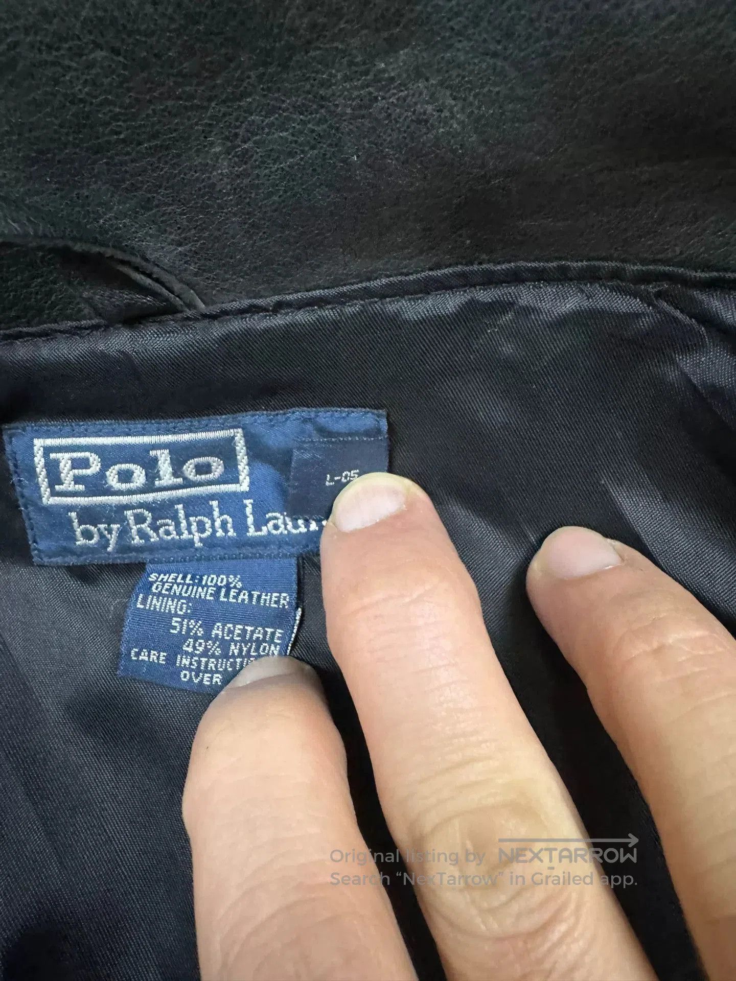 RRL Ralph Lauren Double RL Pilot Jacket in Black. Size US M / EU 48-50 / 2 - 4 Thumbnail