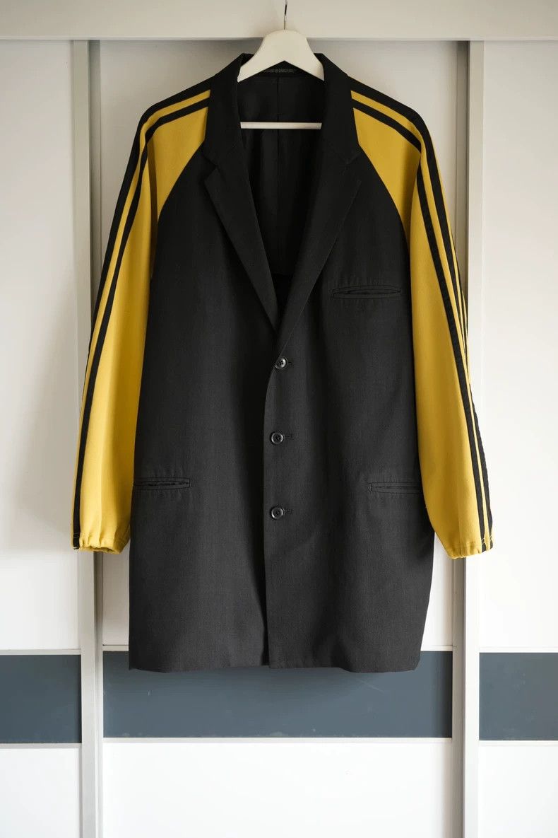 Yohji Yamamoto Yohji Yamamoto Ichiro Jacket with Padded Sleeves Size US S / EU 44-46 / 1 - 1 Thumbnail