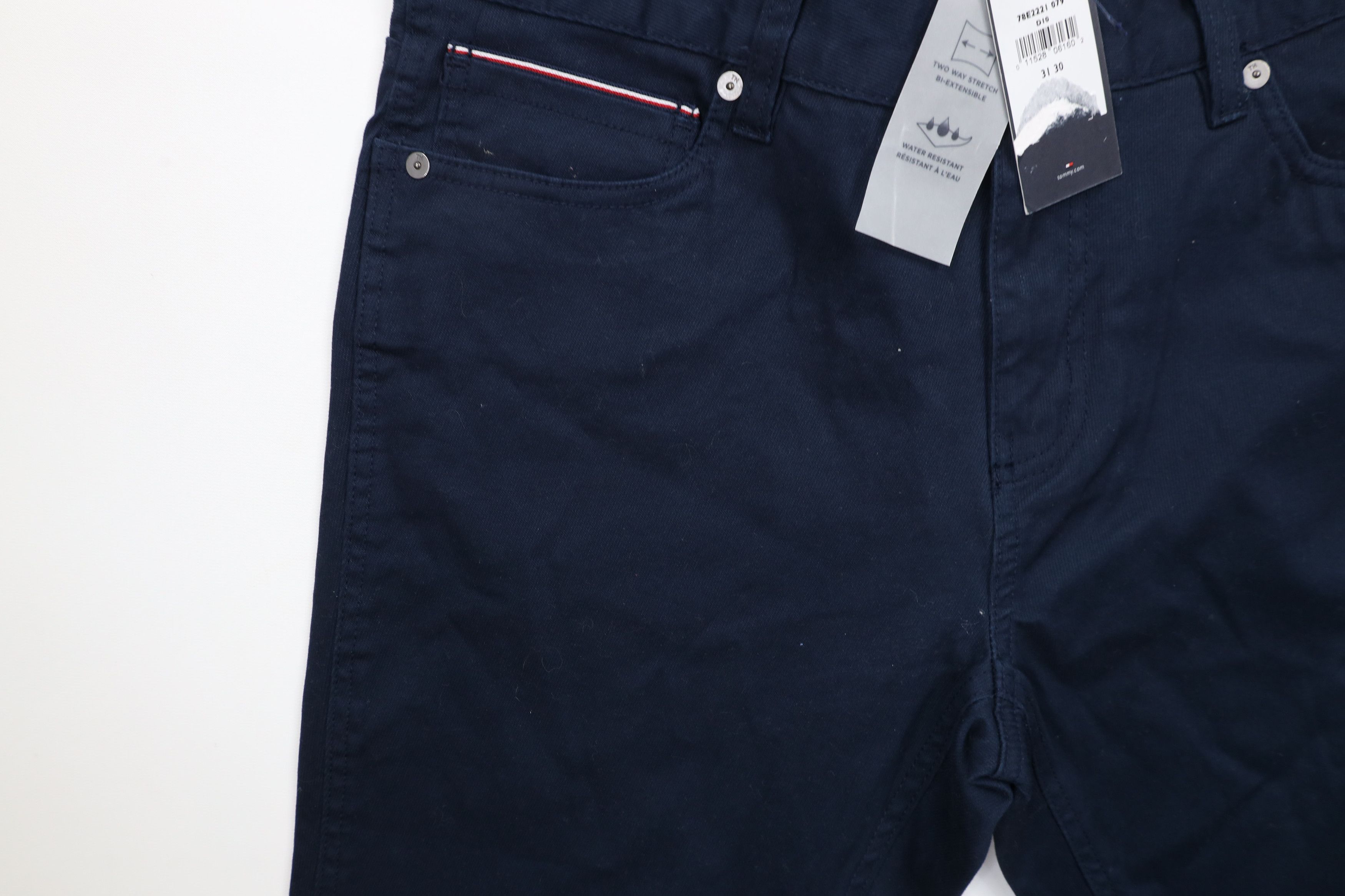 Tommy Hilfiger × Vintage Deadstock New Tommy Hilfiger Slim Leg Flex Pants Navy Blue Size US 31 - 5 Thumbnail