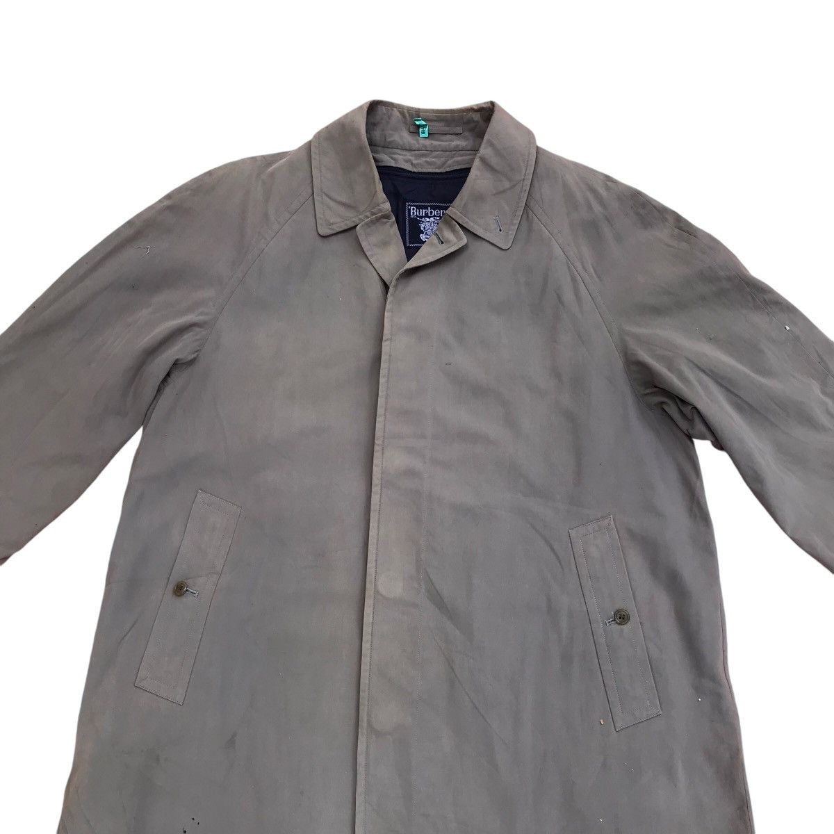 Burberry × Burberry Prorsum VINTAGE 90s BURBERRY LONG JACKET Size US L / EU 52-54 / 3 - 3 Thumbnail
