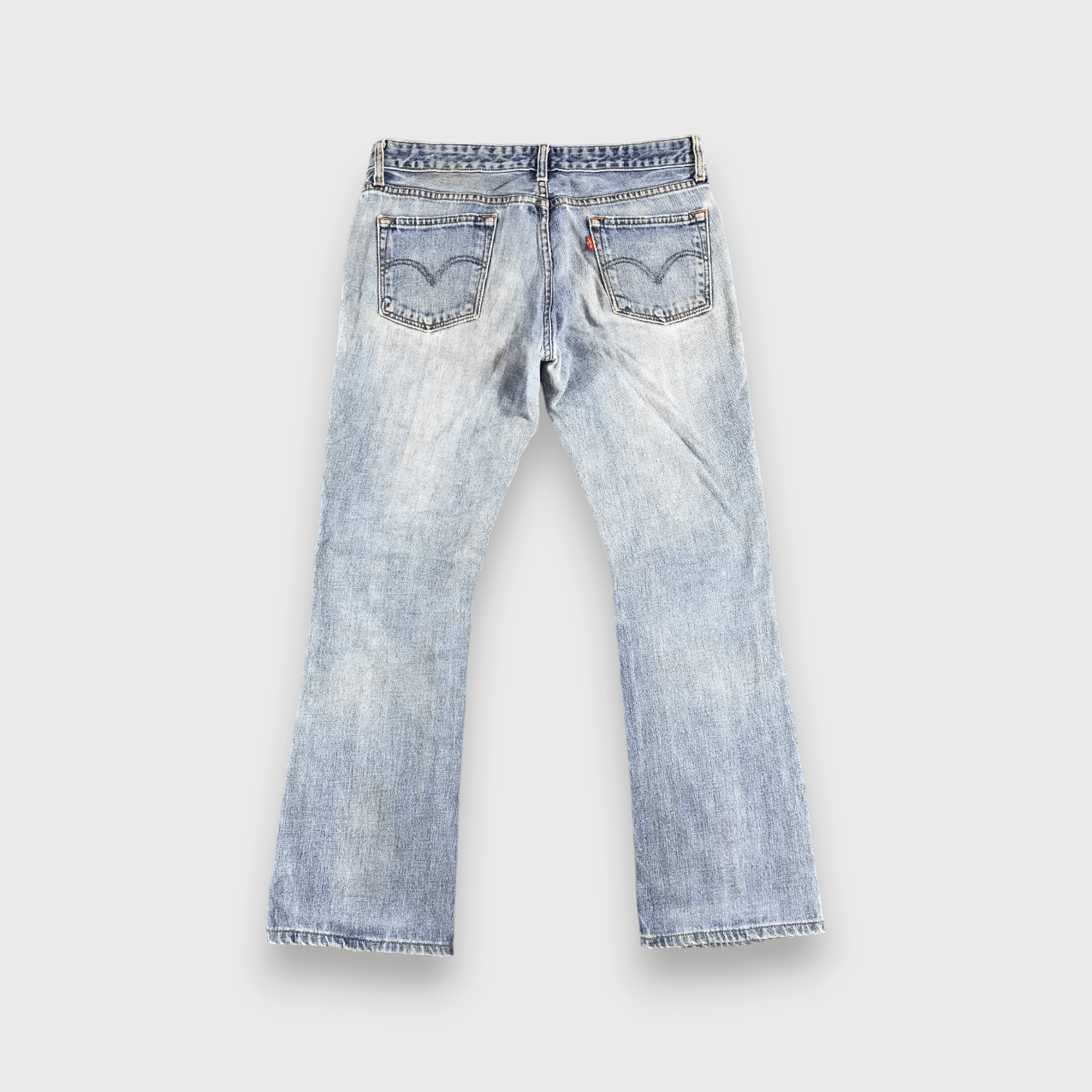 Levi's Vintage Light Wash Levis Flare Jeans- J1300 Size US 33 - 2 Thumbnail