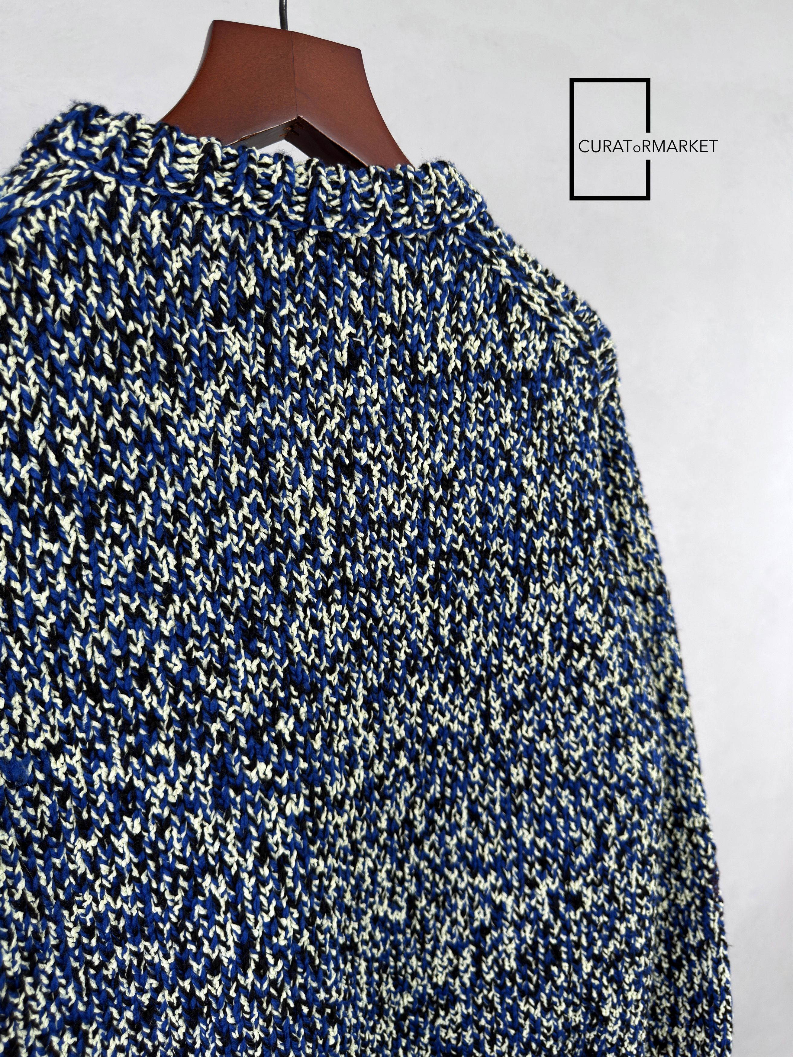Maison Margiela Handmade Wool Mouline Knit Stitch Embroidered Sweater SS22 Size US S / EU 44-46 / 1 - 6 Thumbnail