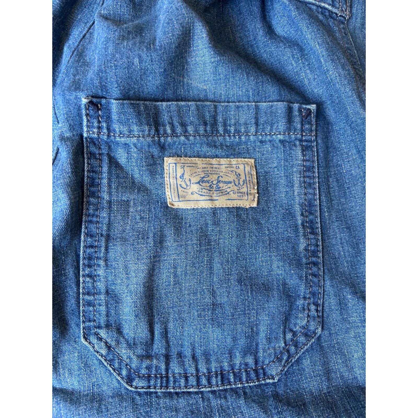 Japanese Brand × Levi's × Levi's Vintage Clothing Levi’s Denim Jumpsuit M 100% Cotton Anchor Patch Vintage Size 27" / US 4 / IT 40 - 5 Thumbnail