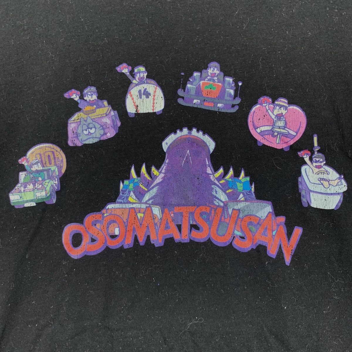 Vintage ANIME MR. OSOMATSU Pierrot Retrog Baggy Tee Shirt Size US M / EU 48-50 / 2 - 3 Thumbnail