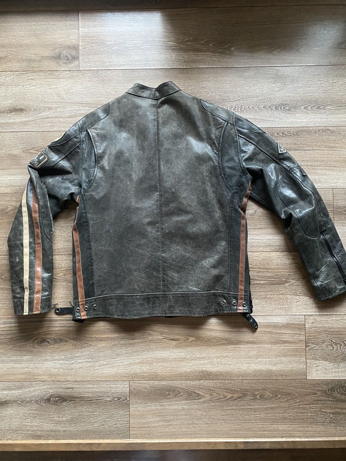 Leather × Vintage Vintage Aviatrix Leather Motorcycle Racing Jacket Size US L / EU 52-54 / 3 - 4 Thumbnail