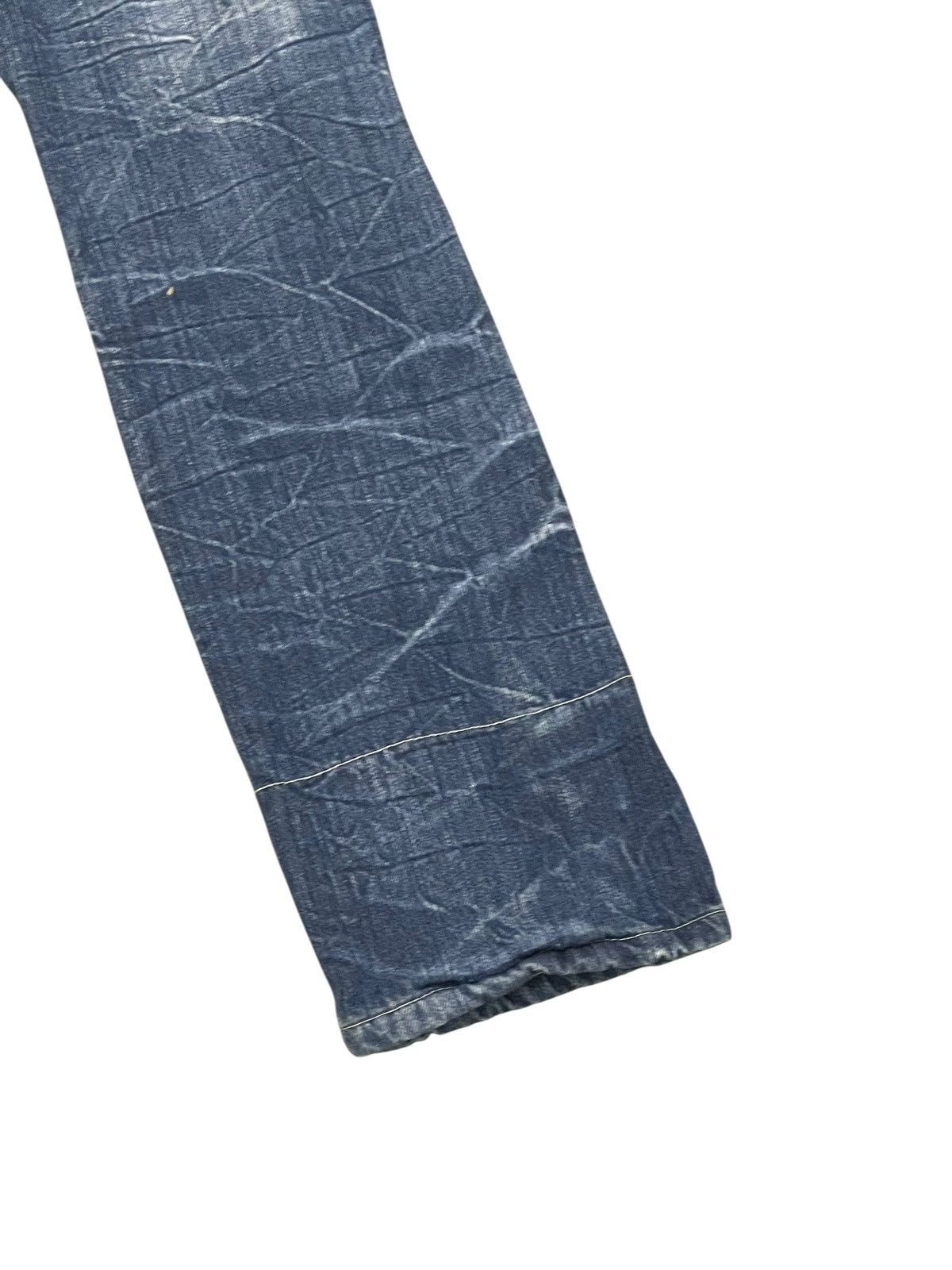 Japanese Brand Double Waist Jeans Roddle Faded Denim Slim1🟦6 Size US 32 / EU 48 - 14 Thumbnail