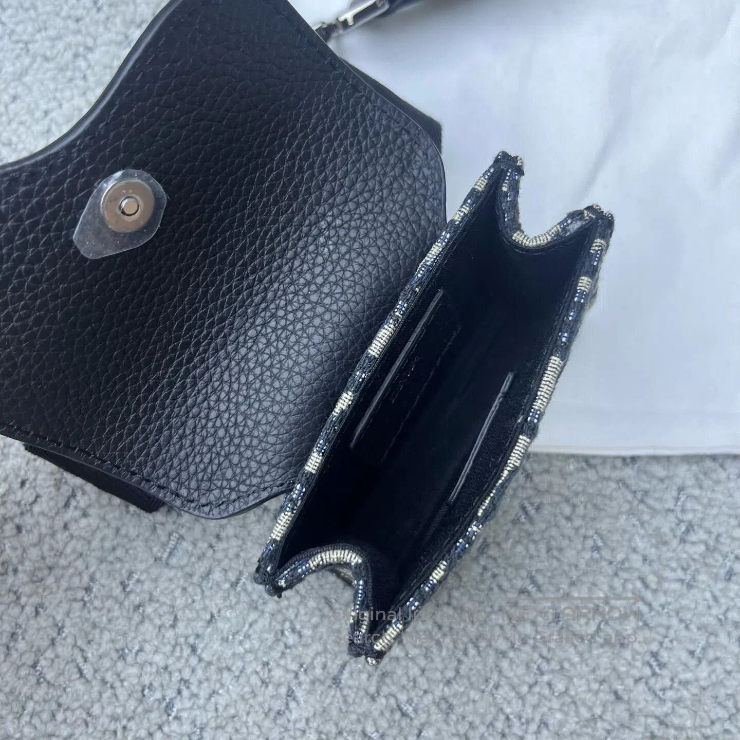 Dior Dior Black nylon pet leash bag| Size ONE SIZE - 2 Thumbnail