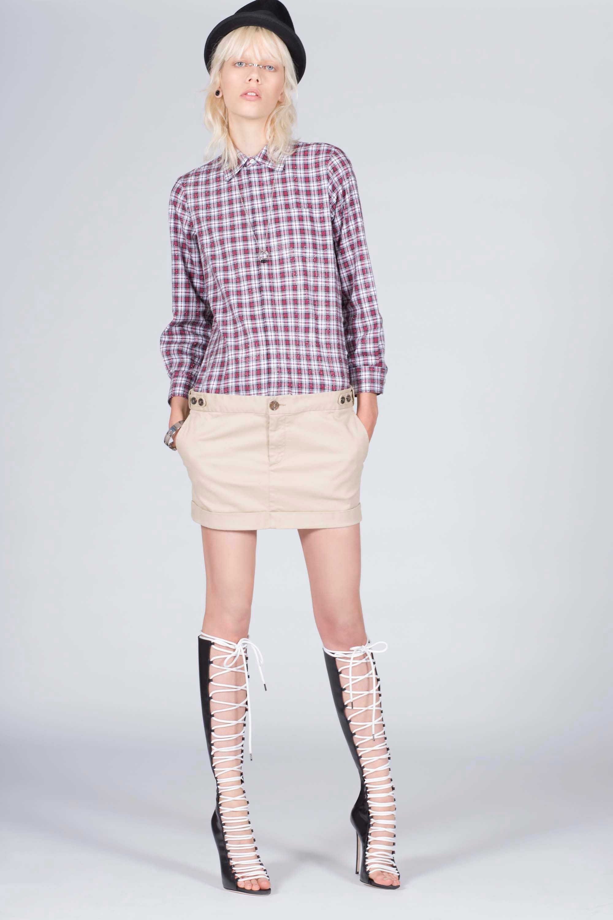 DSQUARED2 resort 시그니쳐 CHECKED SHIRT DRESS​
