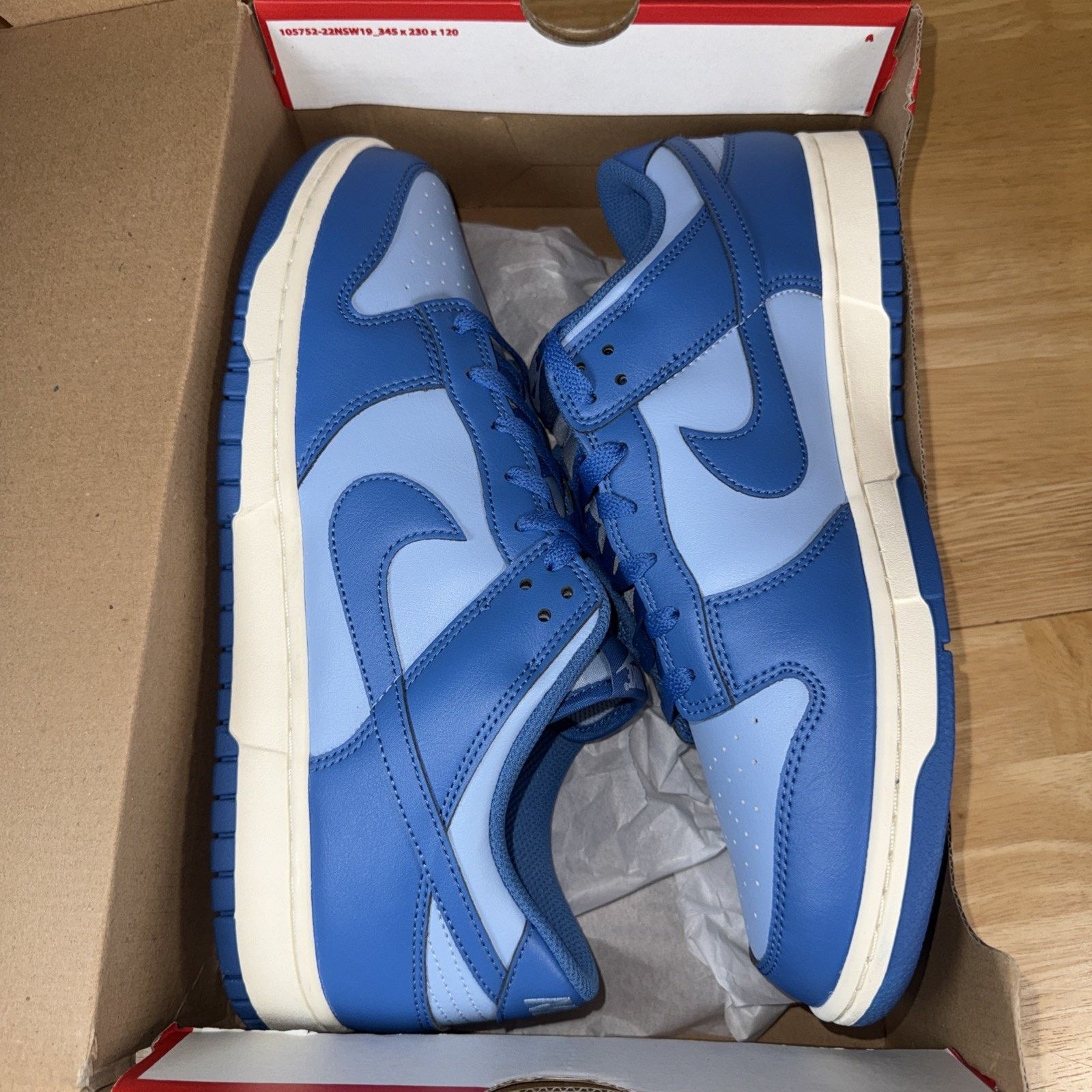 Nike Size 13 Nike Dunk Low Psychic Blue Men's HF5441-400 OG DS Size US 13 / EU 46 - 10 Thumbnail