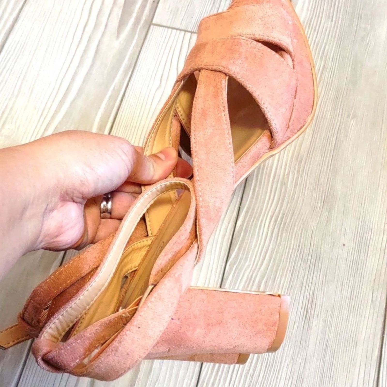 Other (30-1359) Katliu Women's Heeled Sandals Sz 9.5 (40) Size US 9.5 / IT 39.5 - 6 Thumbnail