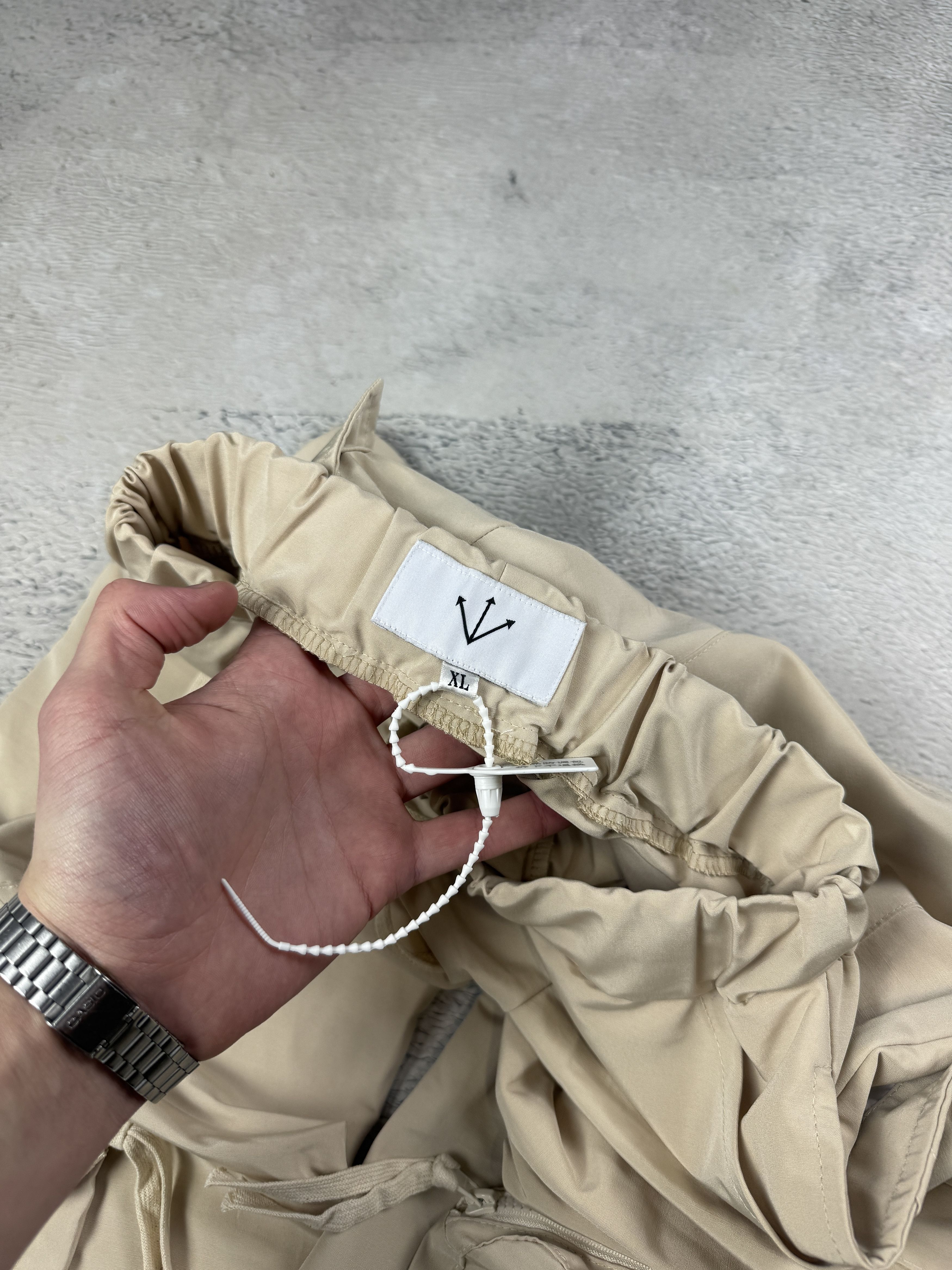 Japanese Brand CRAZY Cargo Pants Drill Multipockets Baggy SK8 Straight Size US 30 / EU 46 - 8 Thumbnail