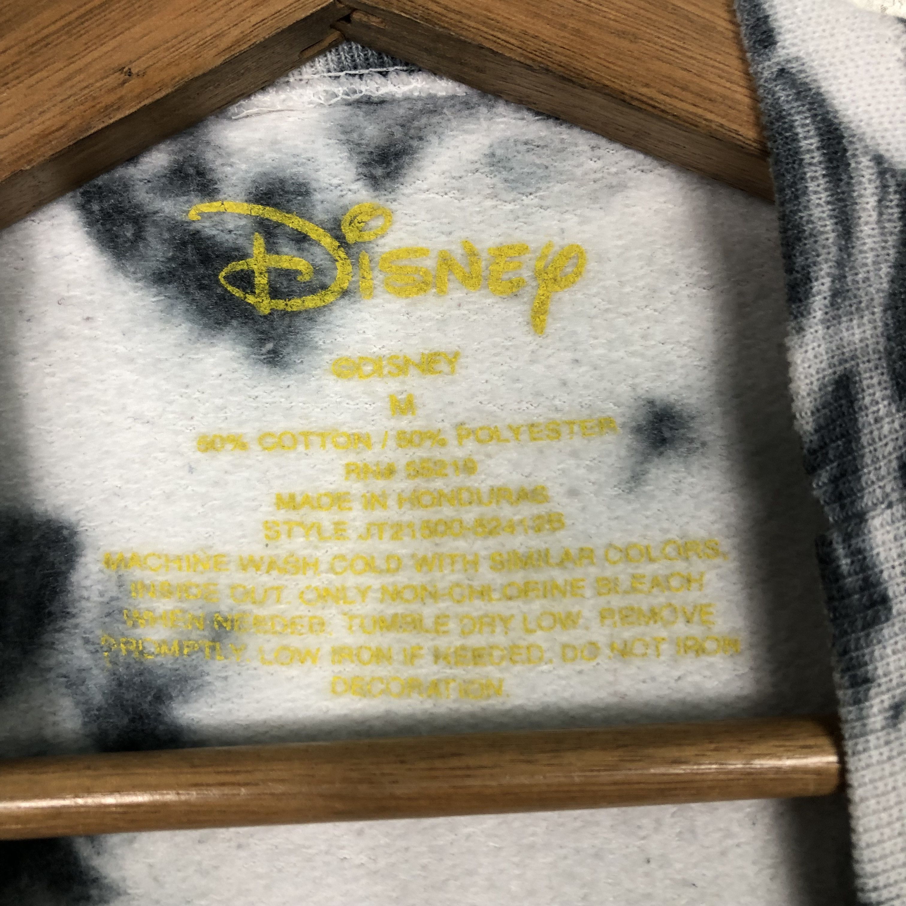 Japanese Brand 📌Vintage Sweatshirt Disney Mickey Mouse Acid Wash Big Logo Size US M / EU 48-50 / 2 - 14 Thumbnail