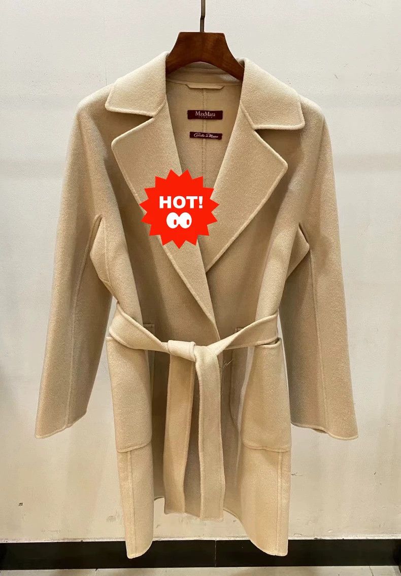 Max Mara Max Mara Autumn and winter cashmere wool coat, studio seri Size L / US 10 / IT 46 - 1 Thumbnail