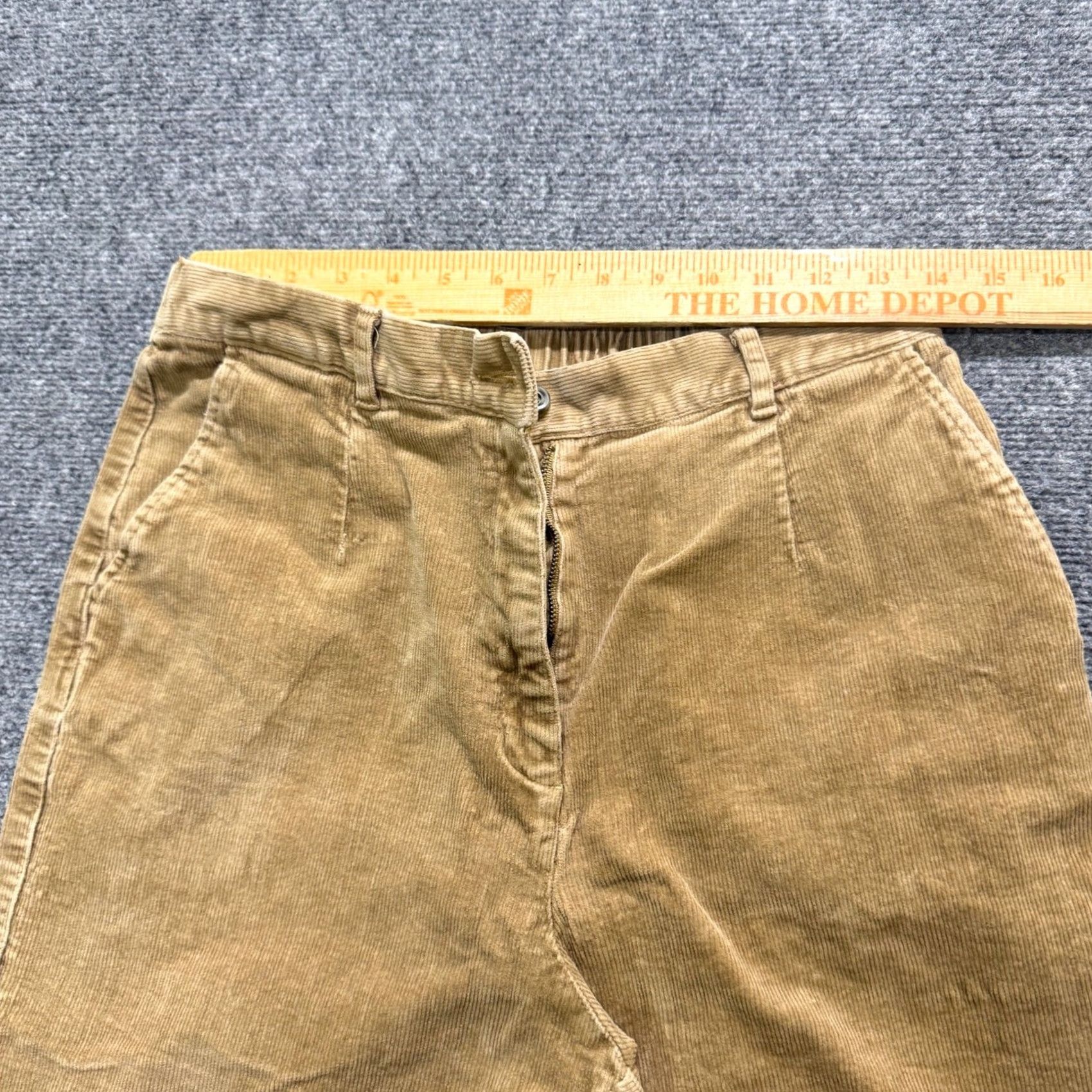 Vintage VINTAGE L.L.Bean Pants Women's 14W Beige Corduroy Cotton Blend Casual Dress Pants Womens Size 36" / US 14 / IT 50 - 6 Thumbnail