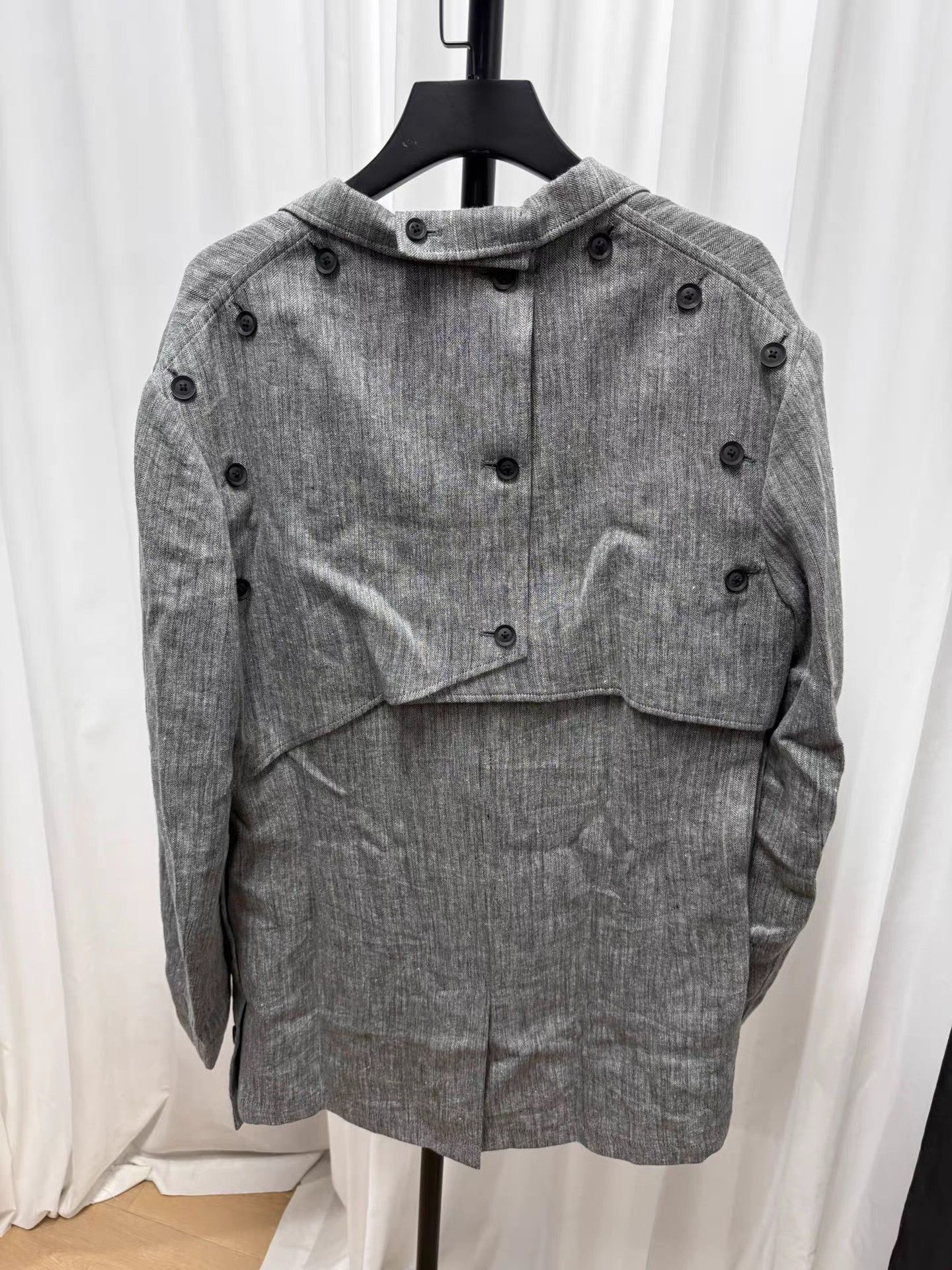 Yohji Yamamoto Yohji Yamamoto Pour Homme Buttoned Coat K20 Size US L / EU 52-54 / 3 - 4 Thumbnail