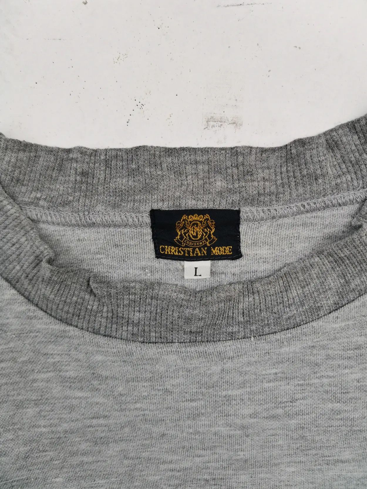Other Christian Mode Italy Big Logo Sweatshirt Size US L / EU 52-54 / 3 - 3 Thumbnail